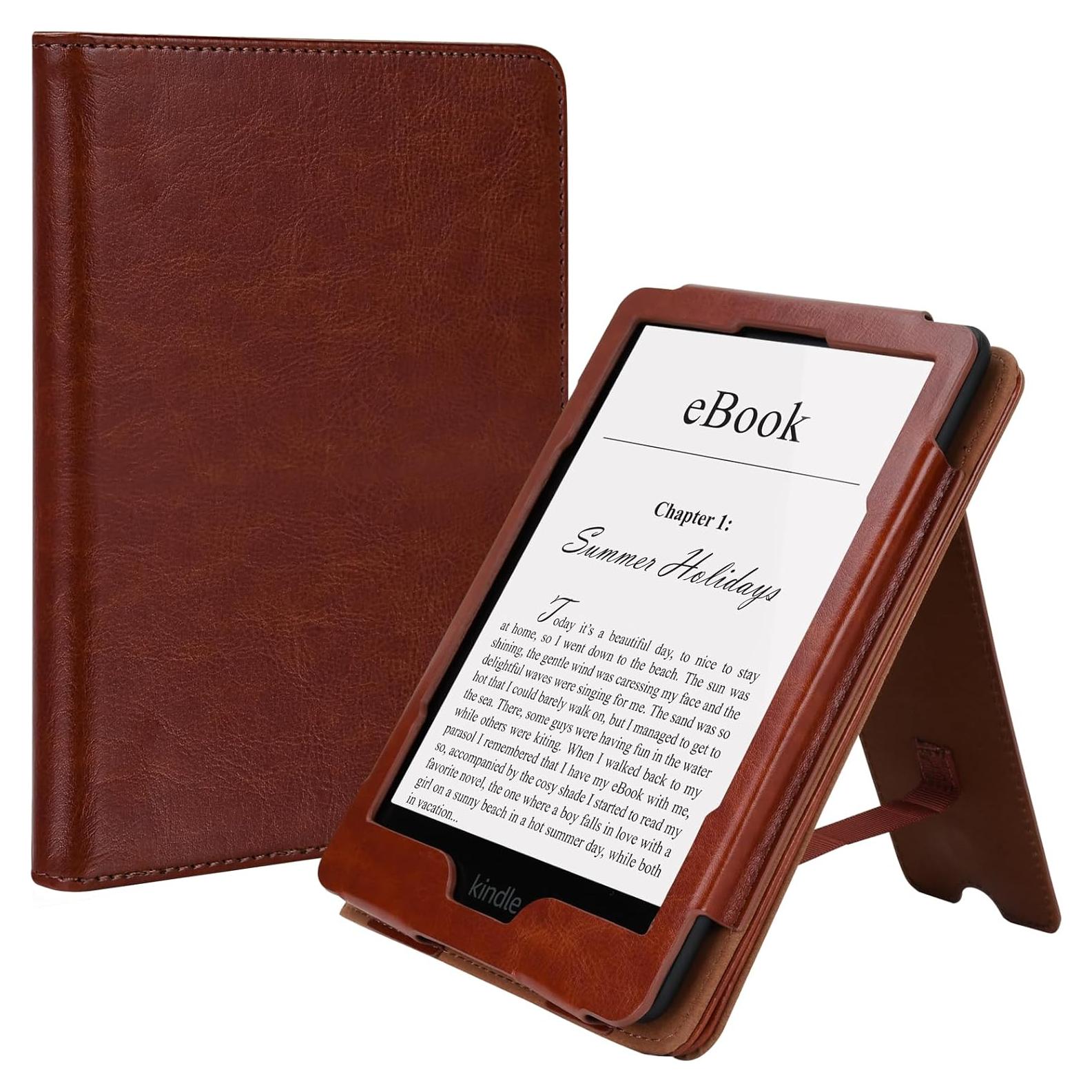Funda COO para Kindle Paperwhite 6.8"/7" Cuero PU con Soporte