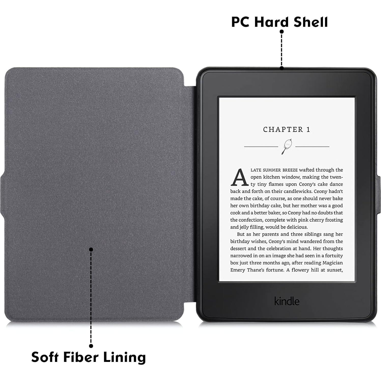 Funda delgada BOZHUORUI para Kindle Paperwhite 5ta/6ta/7ma Gen