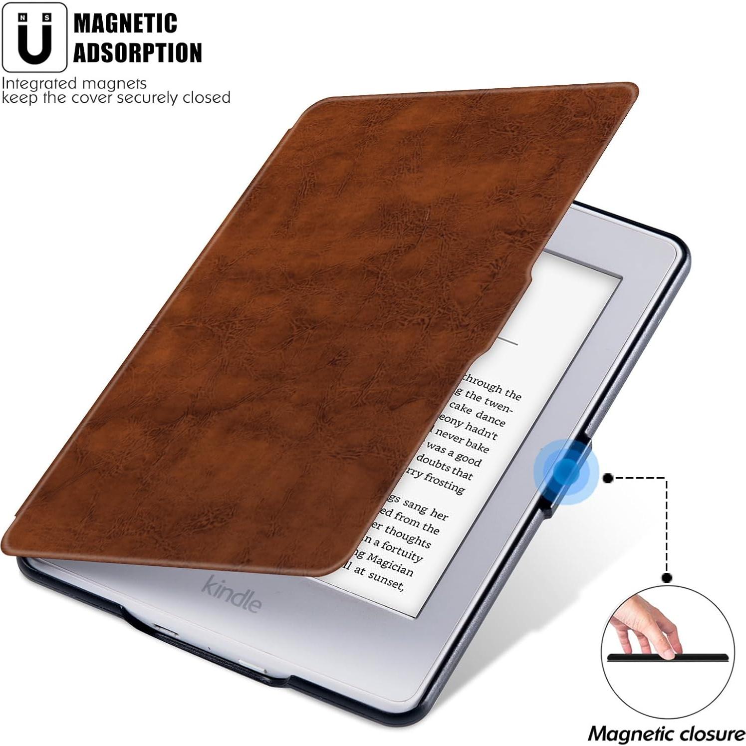 Funda delgada BOZHUORUI para Kindle Paperwhite 5ta/6ta/7ma Gen