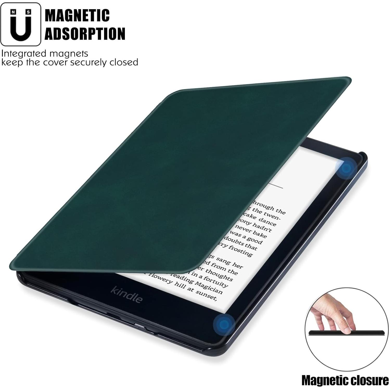 Funda Slim BOZHUORUI para Kindle Paperwhite 6.8" 2021 Verde