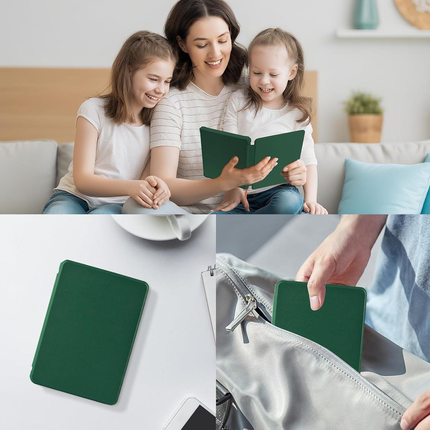 Funda TaIYanG para Kindle Paperwhite 7" 12ª Gen 2024 Verde