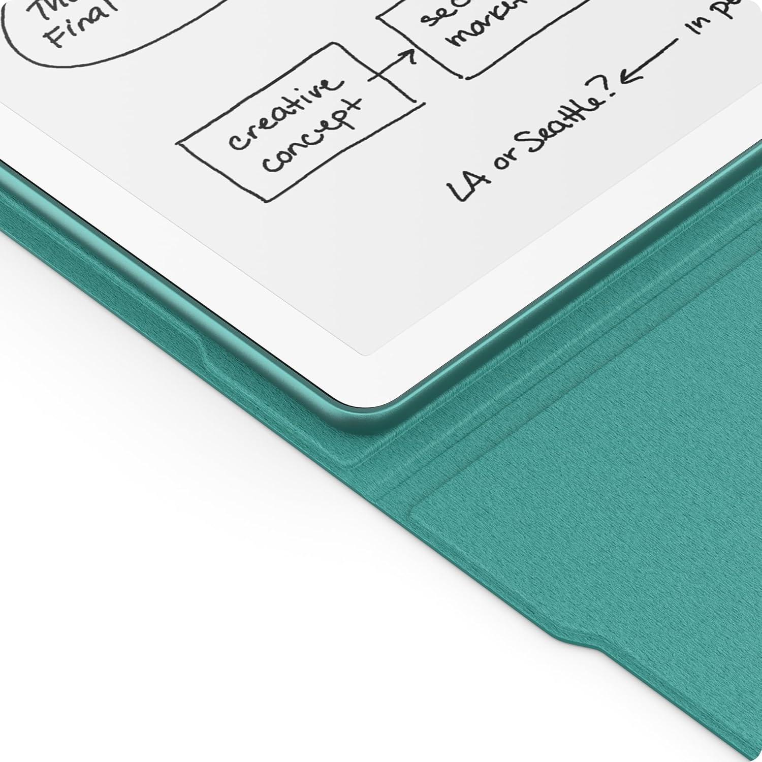 Funda de Cuero Vegetal para Kindle Scribe - Amazon - Jade