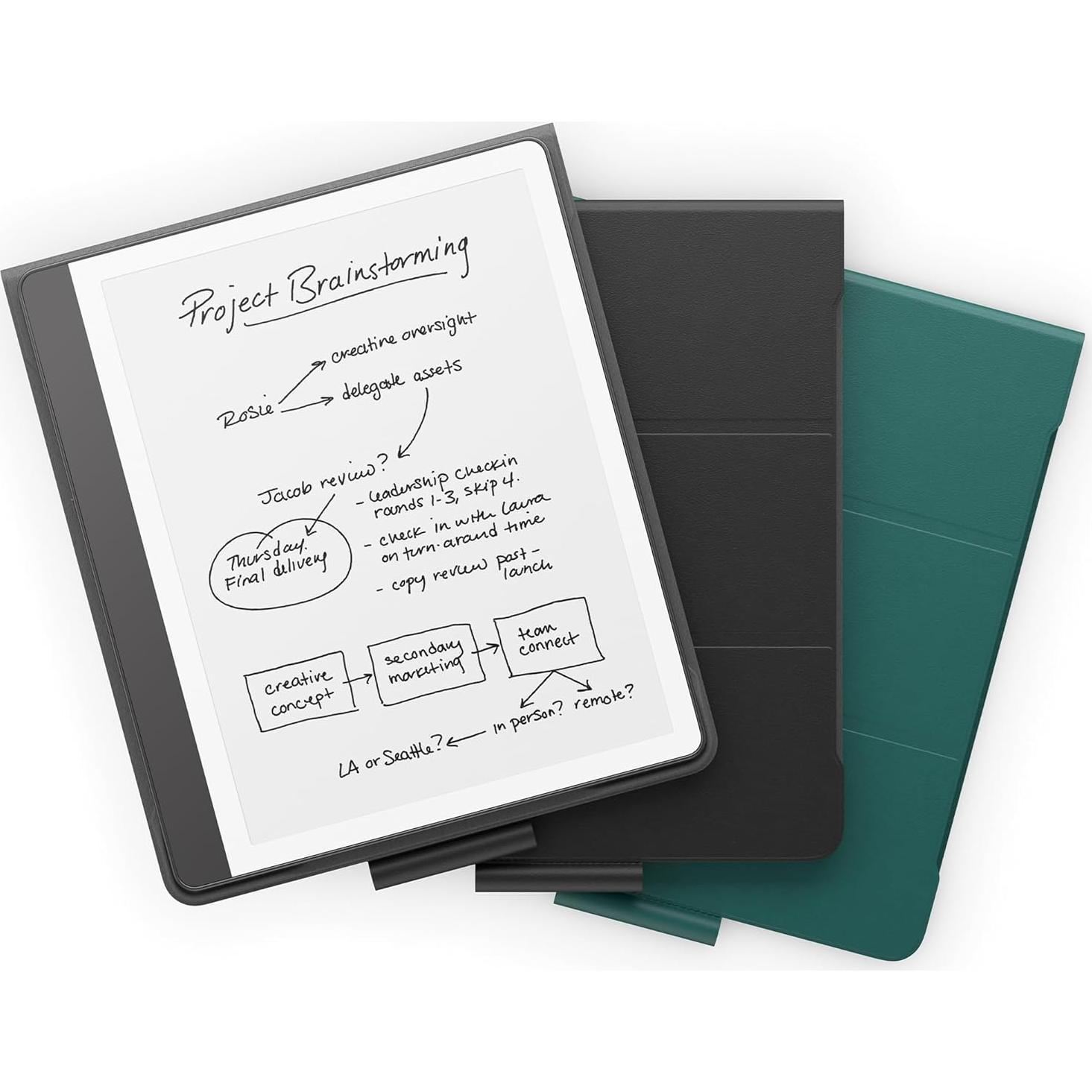 Funda de Cuero Vegetal para Kindle Scribe - Amazon - Jade