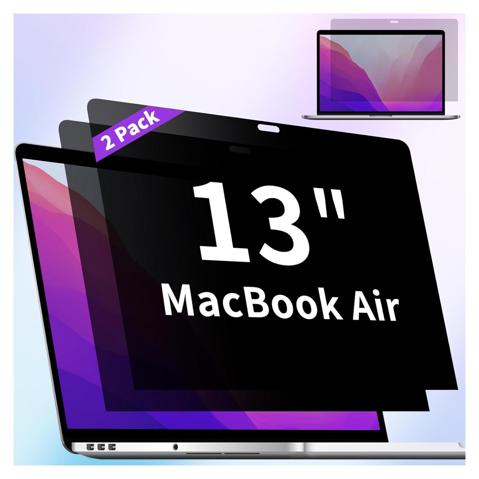 Protector de Pantalla de Privacidad ANTOGOO V para MacBook Air 13"