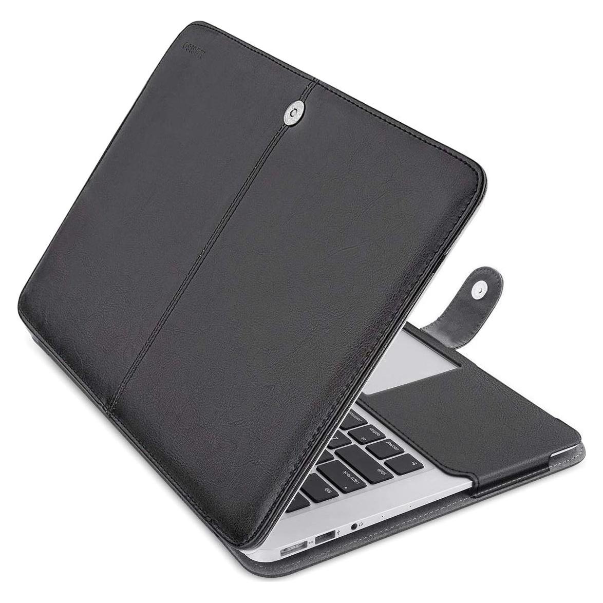 Funda de PU MOSISO para MacBook Air 11" A1370 A1465 Negra