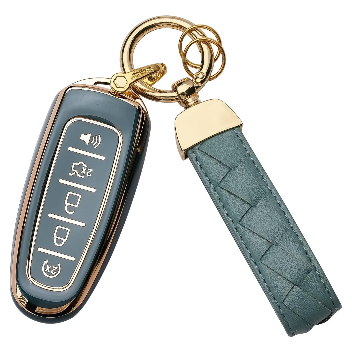 Cubierta de Llave Ford Bqepe CMAX Escape Focus Edge Azul