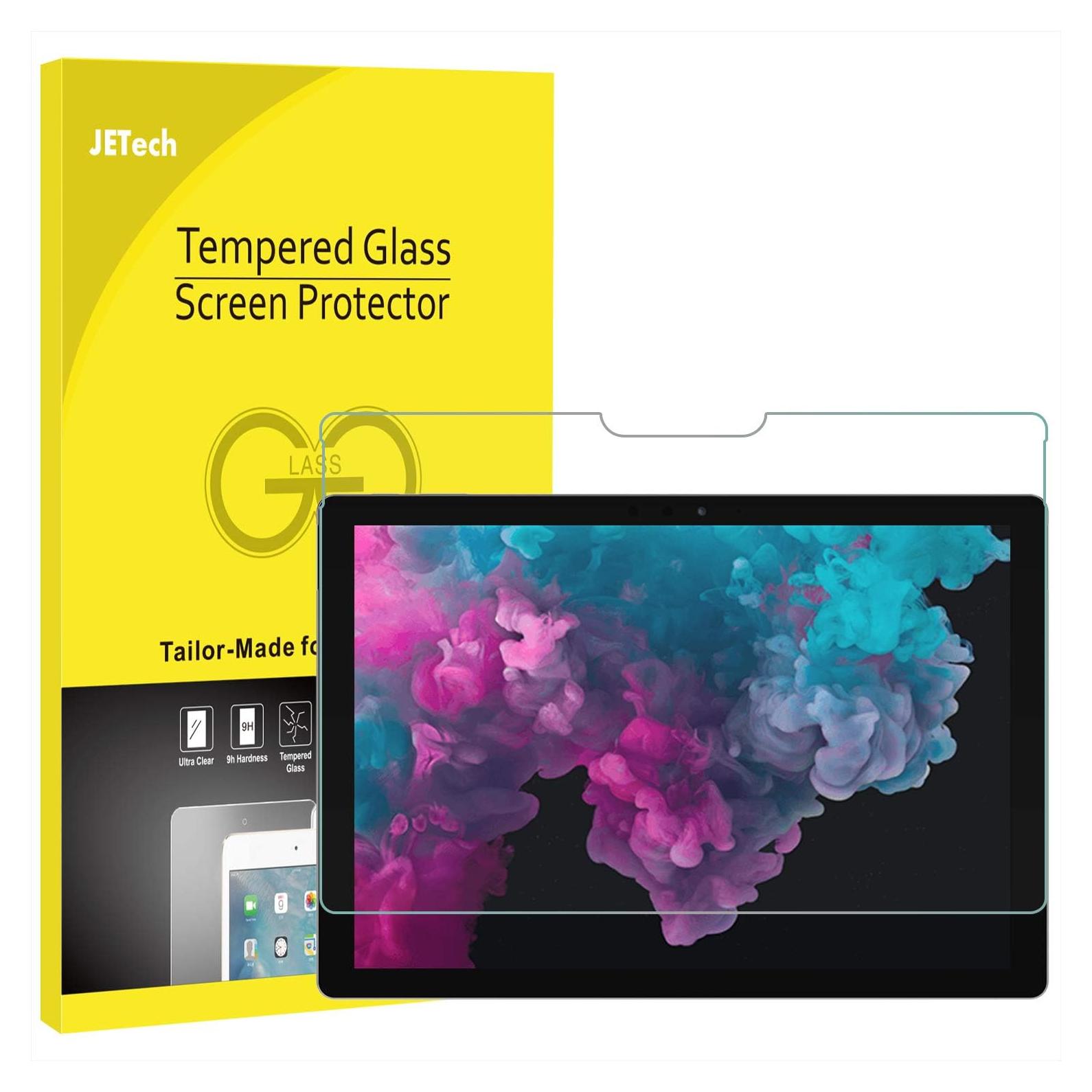 Protector de Pantalla JETech para Microsoft Surface Pro 6/5/4 Vidrio Templado