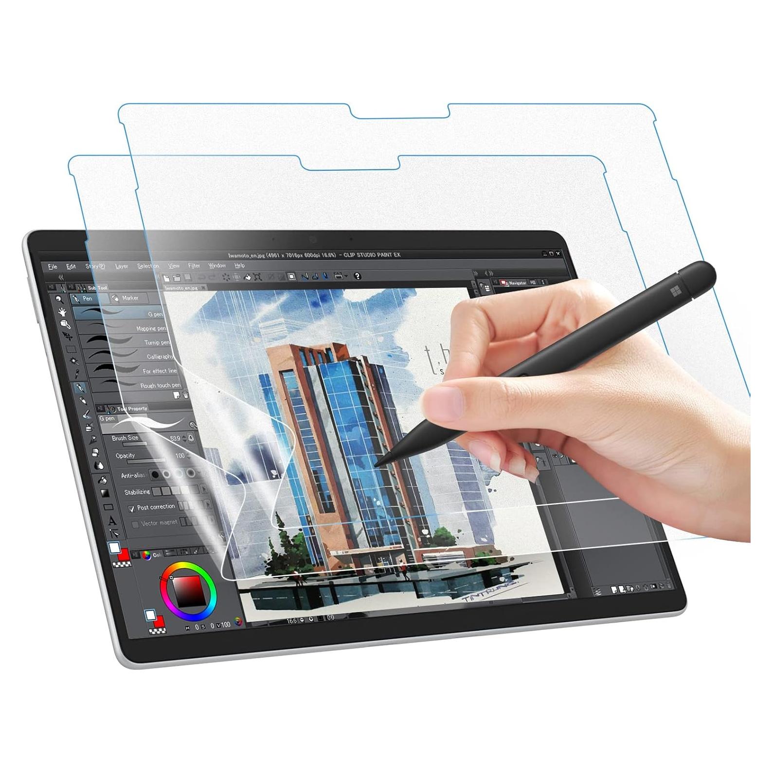 MoKo Paquete de 2 Protectores de Pantalla 13" para Surface Pro