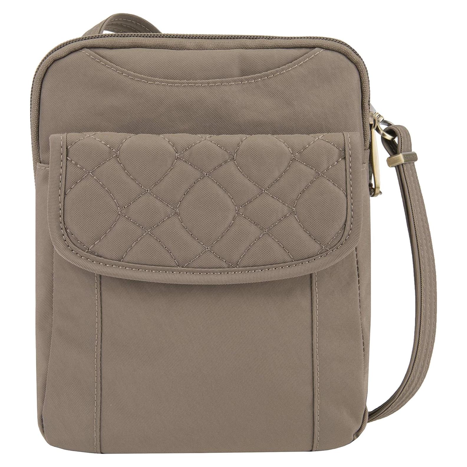 Bolso Antirrobo Travelon Pouch Sable 17.8x21.6cm