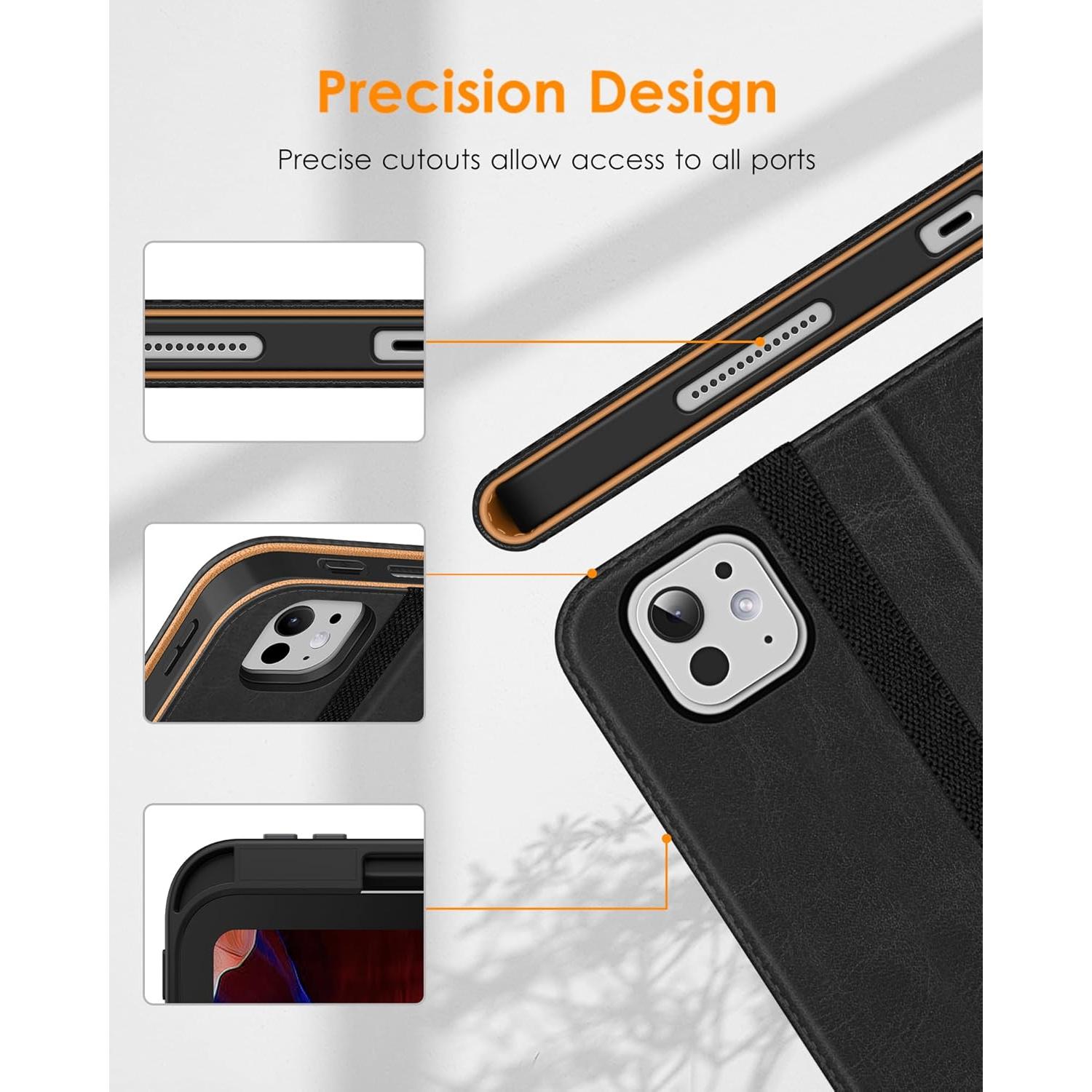 Funda de Cuero Premium DTTO para iPad Pro 13" M4/M5 2024/2025