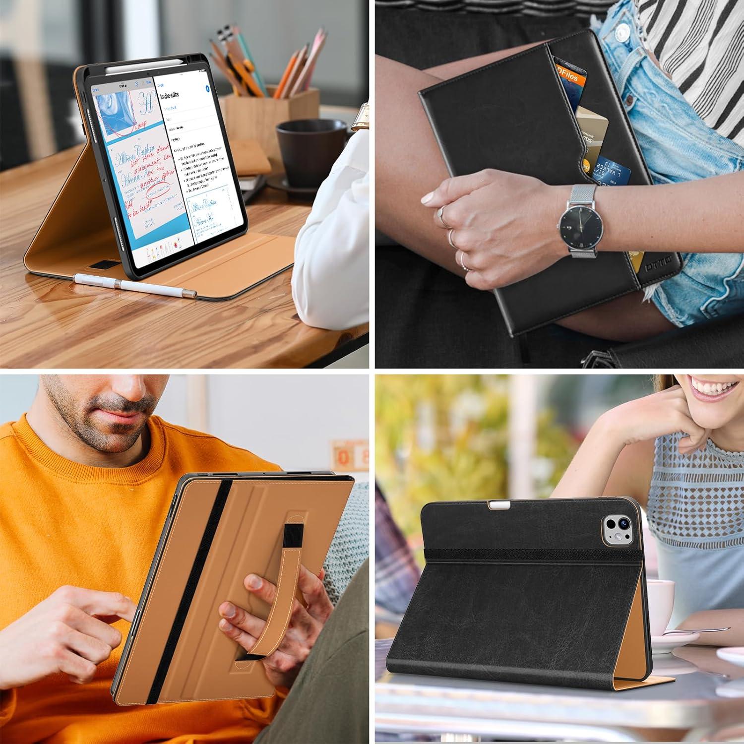 Funda de Cuero Premium DTTO para iPad Pro 13" M4/M5 2024/2025