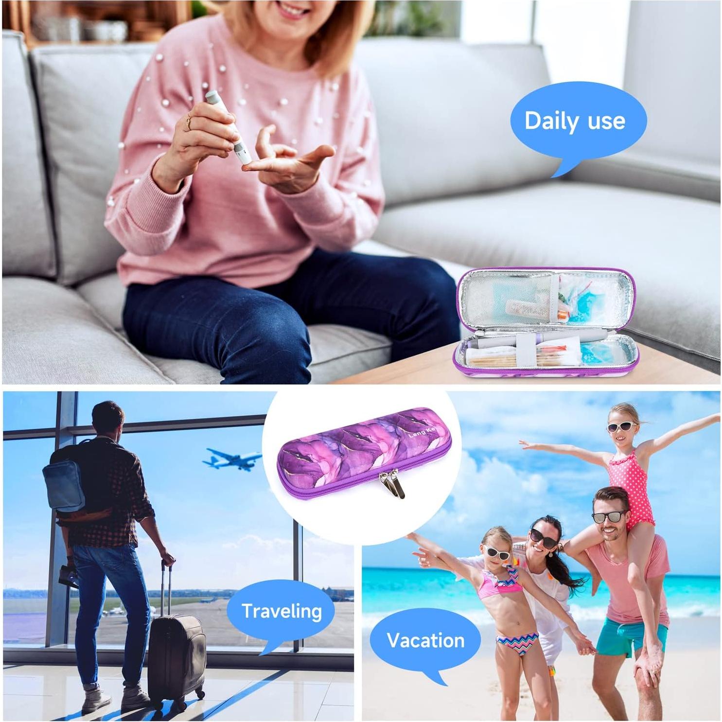 Estuche de Viaje para Insulina YOUSHARES - Aislado y Compacto