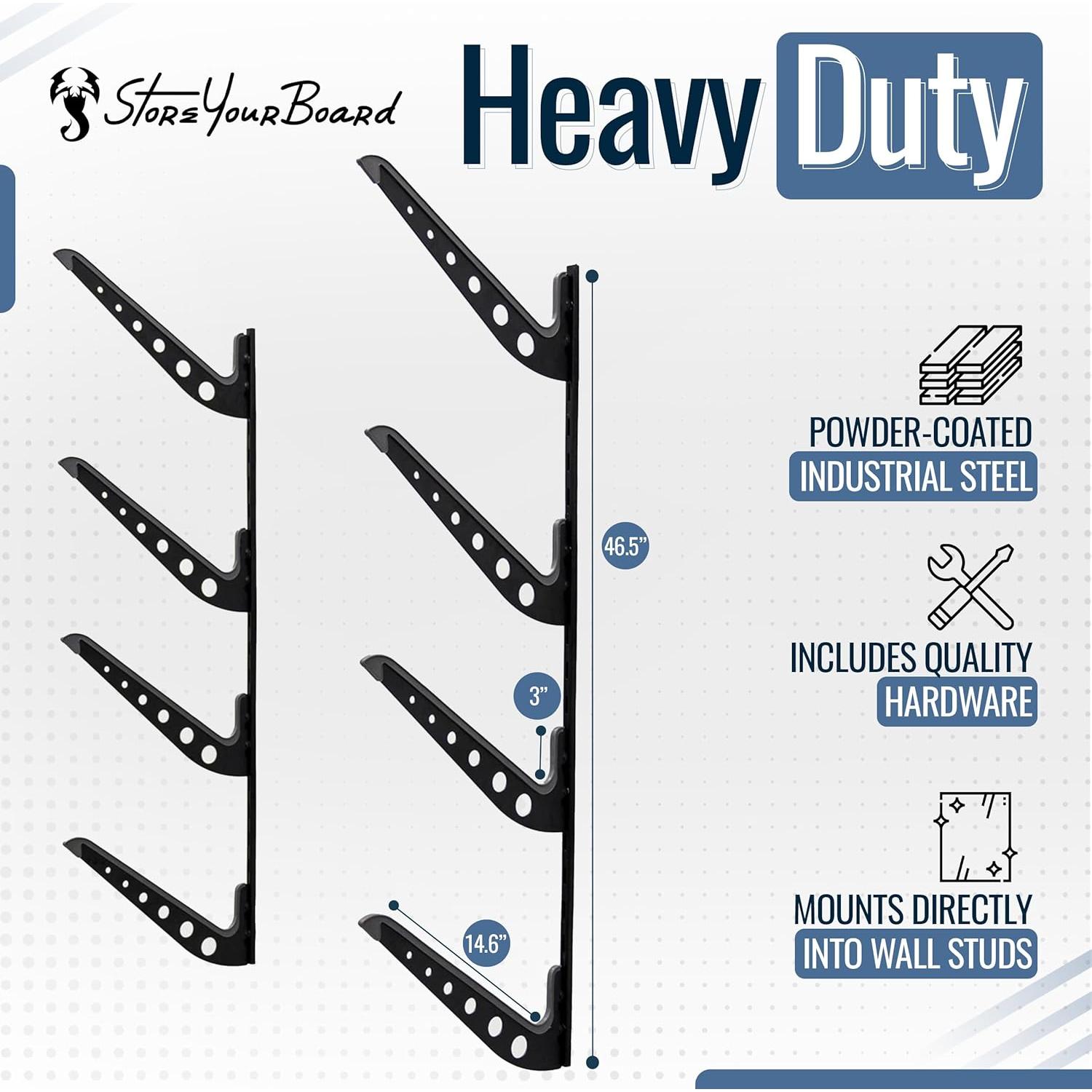 Soporte Ajustable para 4 Tablas de Surf StoreYourBoard