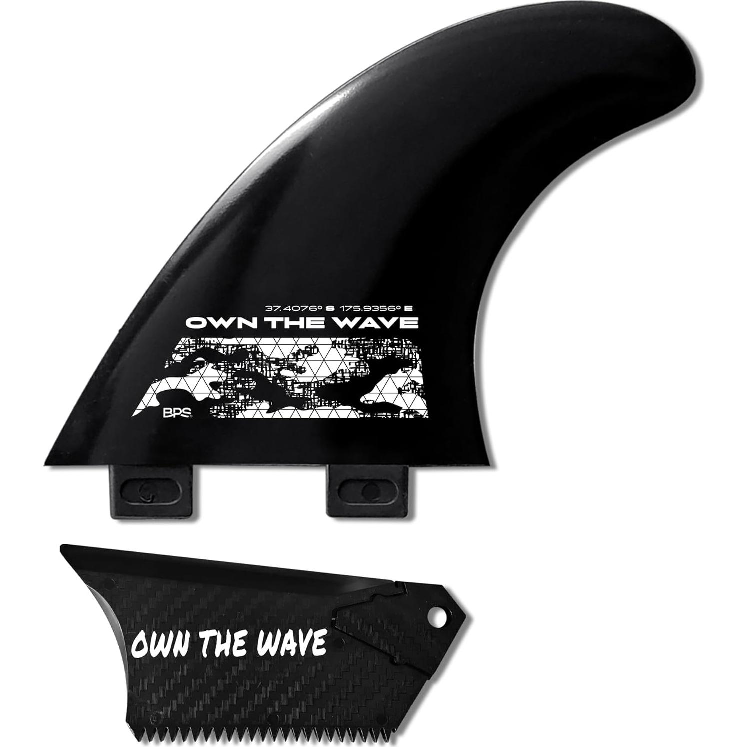 Aletas de Surf Own the Wave G5 Tri-Fins Fibra de Vidrio