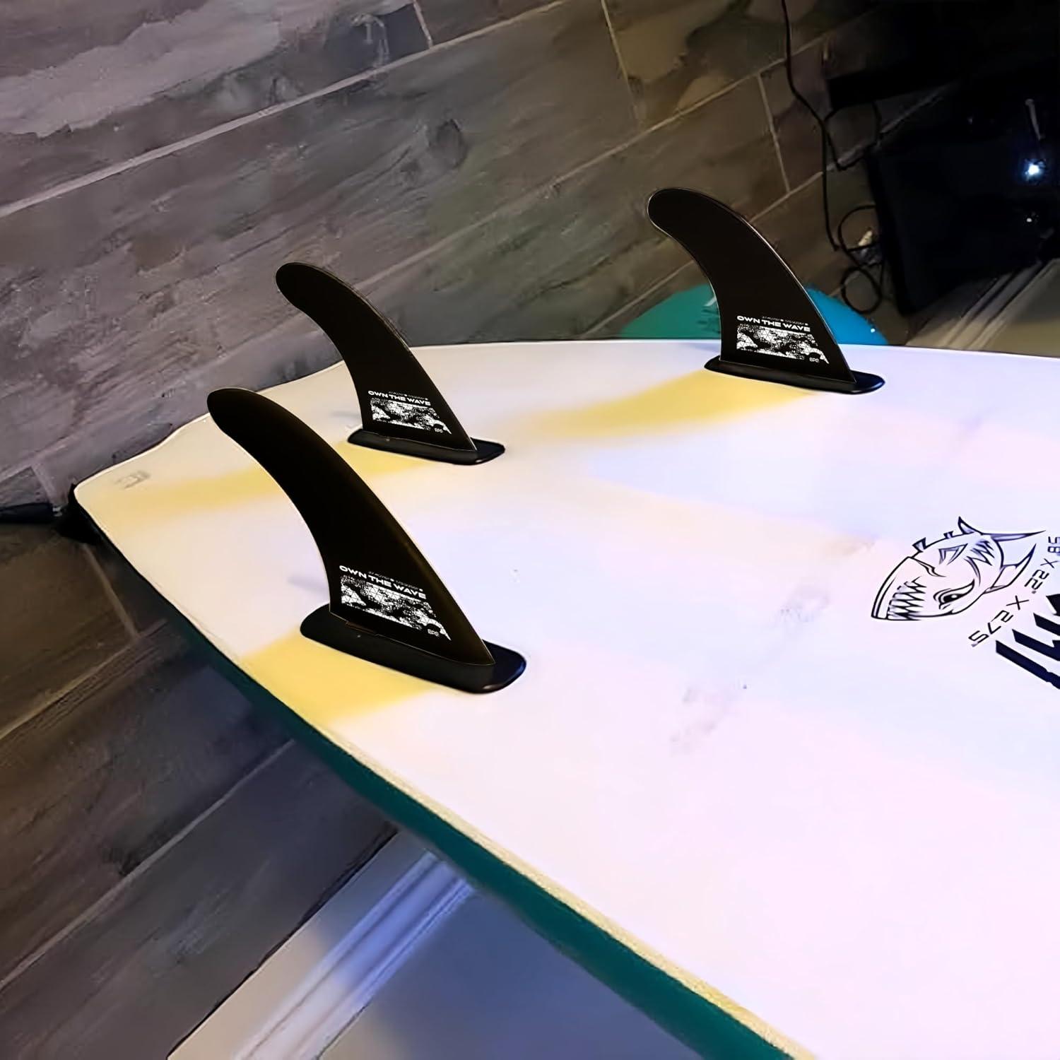Aletas de Surf Own the Wave G5 Tri-Fins Fibra de Vidrio