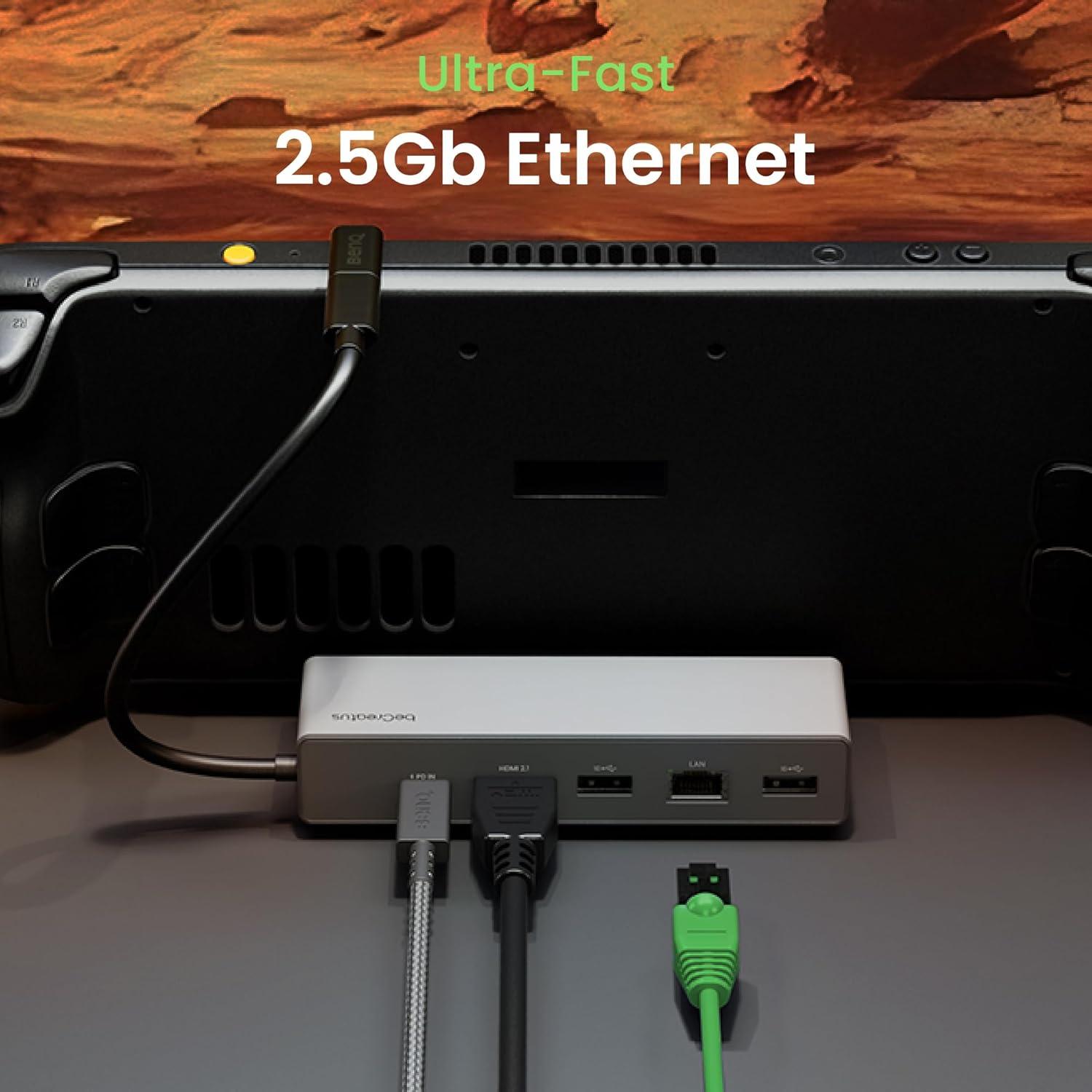 Dock USB4 BenQ GR10 para Steam Deck | HDMI 8K 60Hz