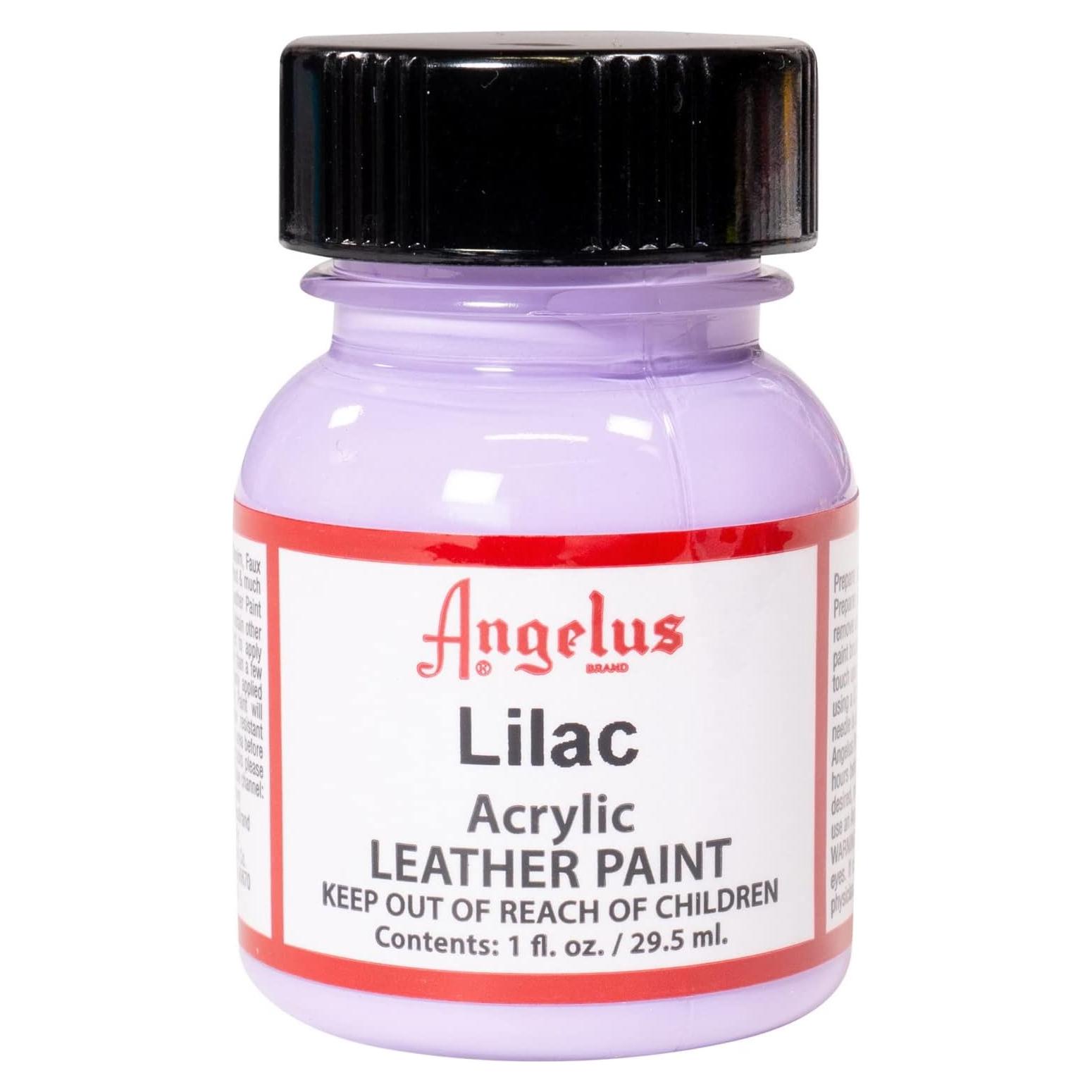 Pintura Acrílica para Cuero Angelus 28ml Lila - No Tóxica