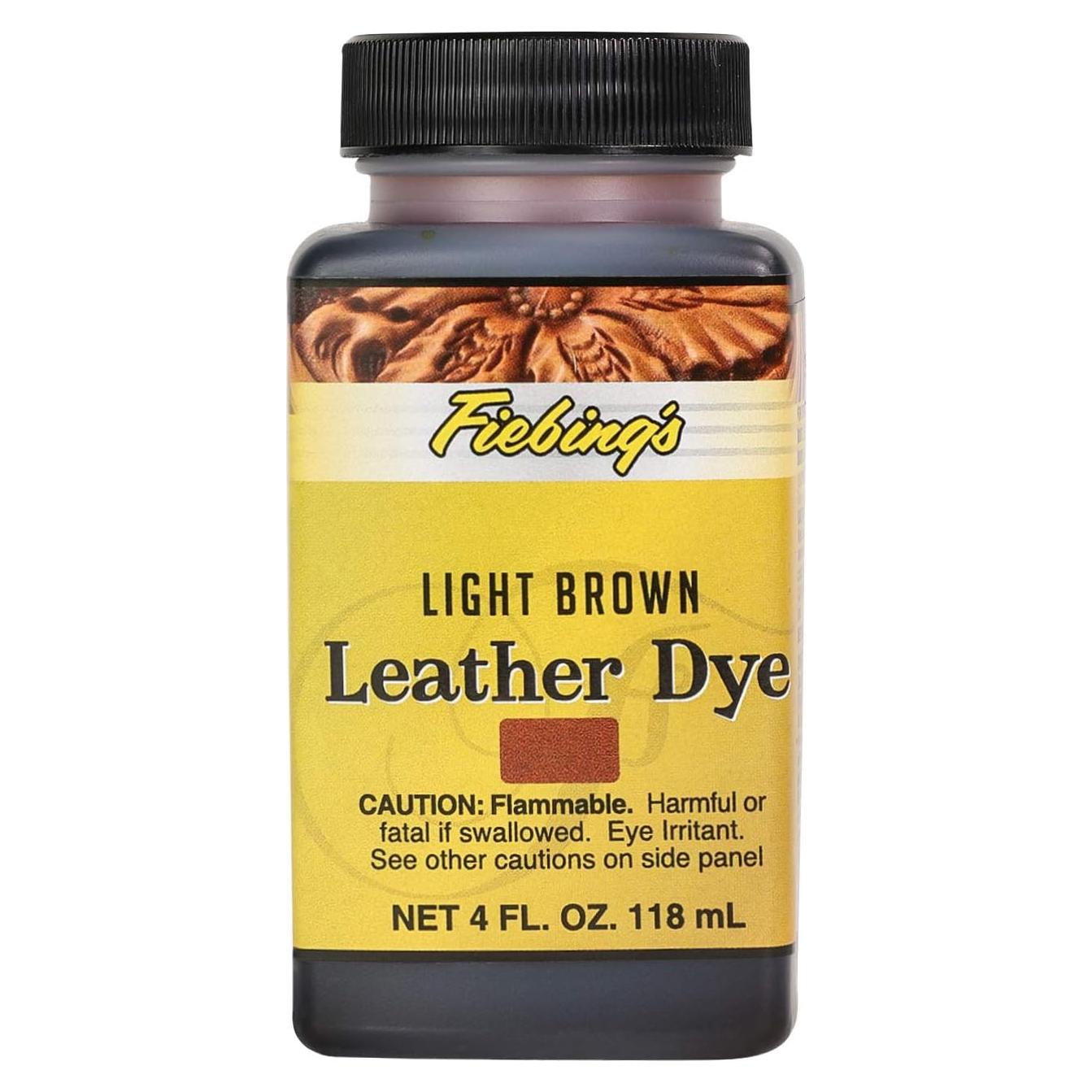 Tinte para Cuero Marrón Claro Fiebing 56.7g