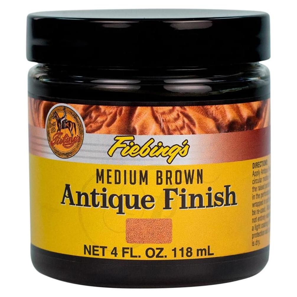 Acabado en Pasta Satinado Fiebing's Marrón Medio 118ml