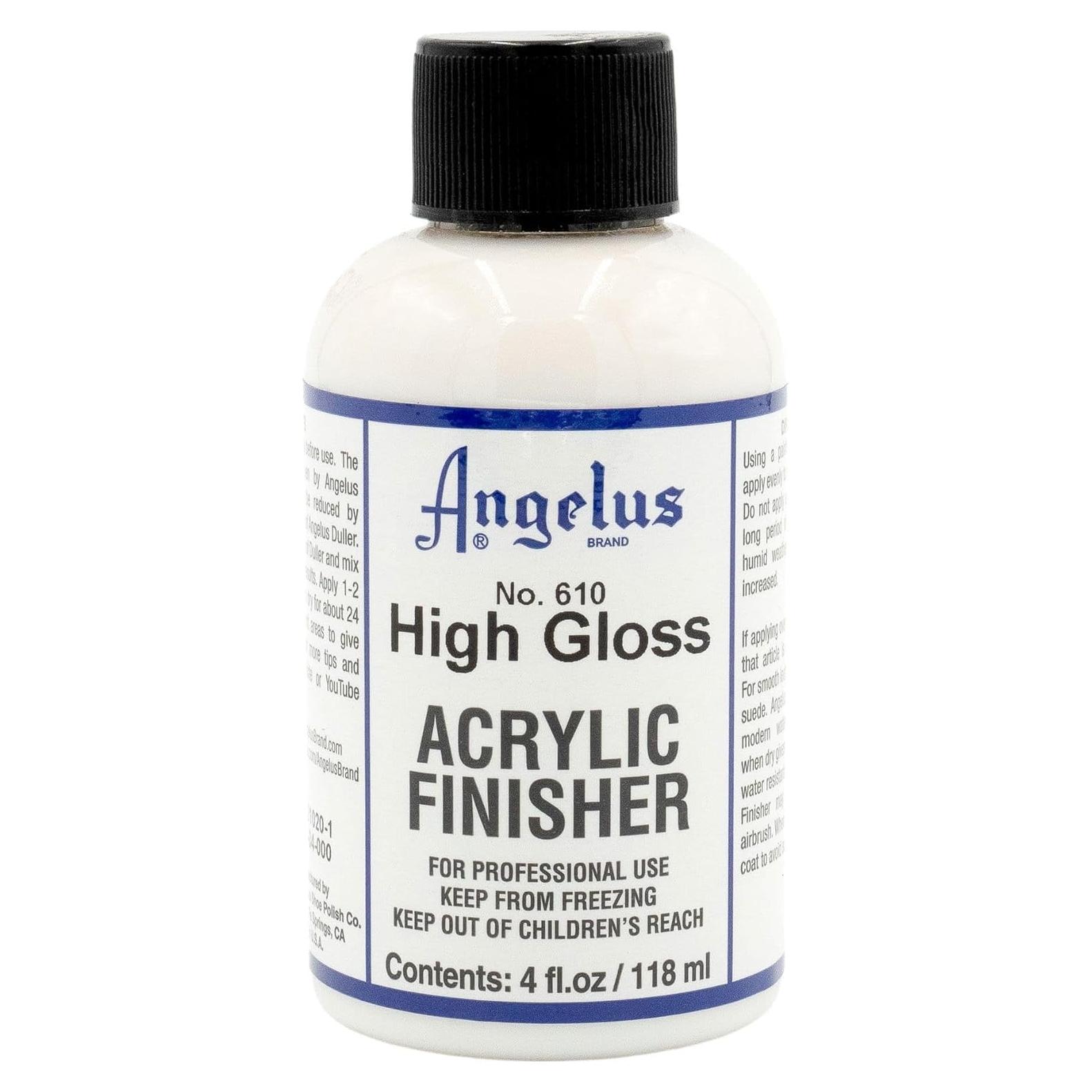 Acabado Acrílico Brillante Angelus 118.3 ml para Cuero