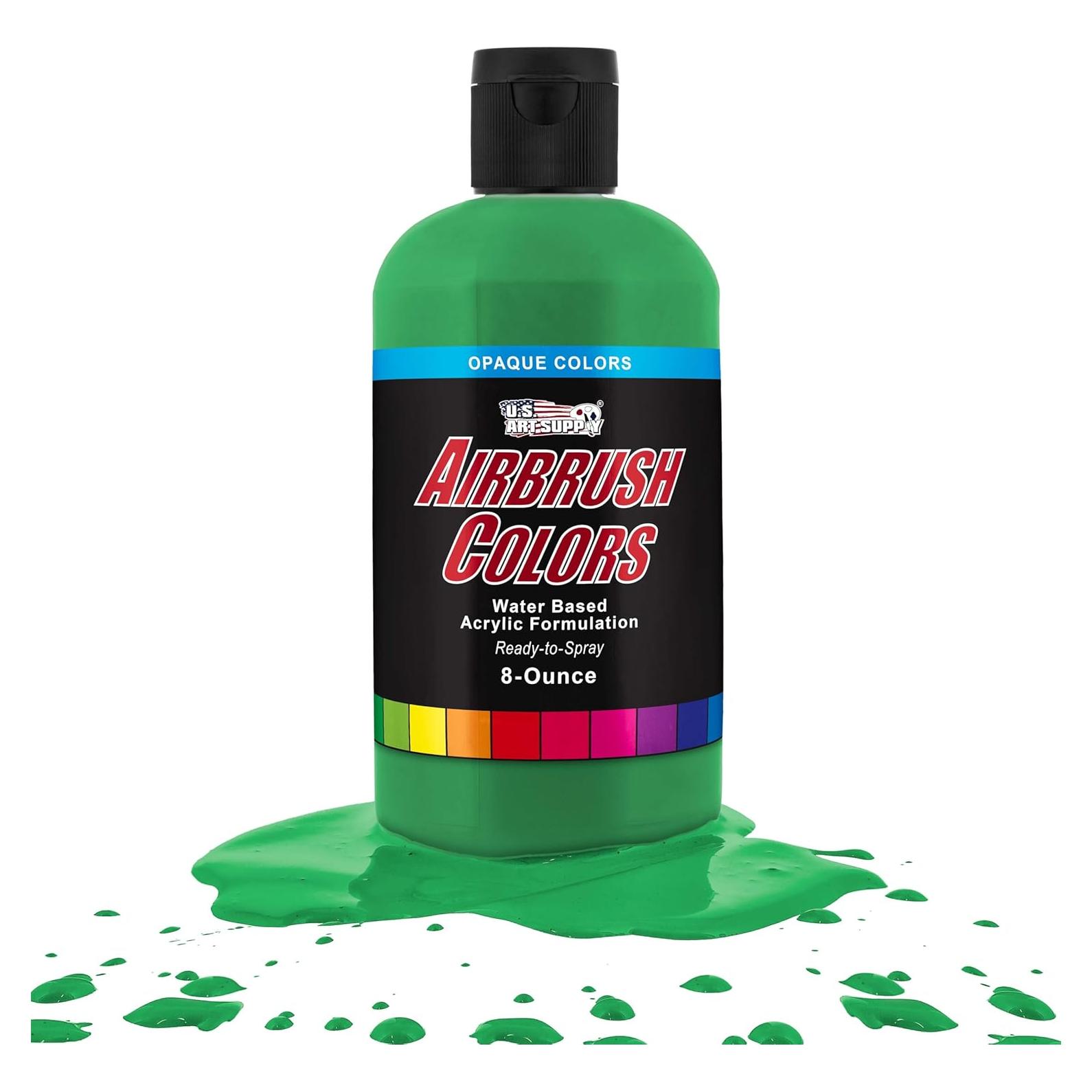 Pintura Acrílica Verde Hierba U.S. Art Supply 236.6 ml Listo para Pulverizar