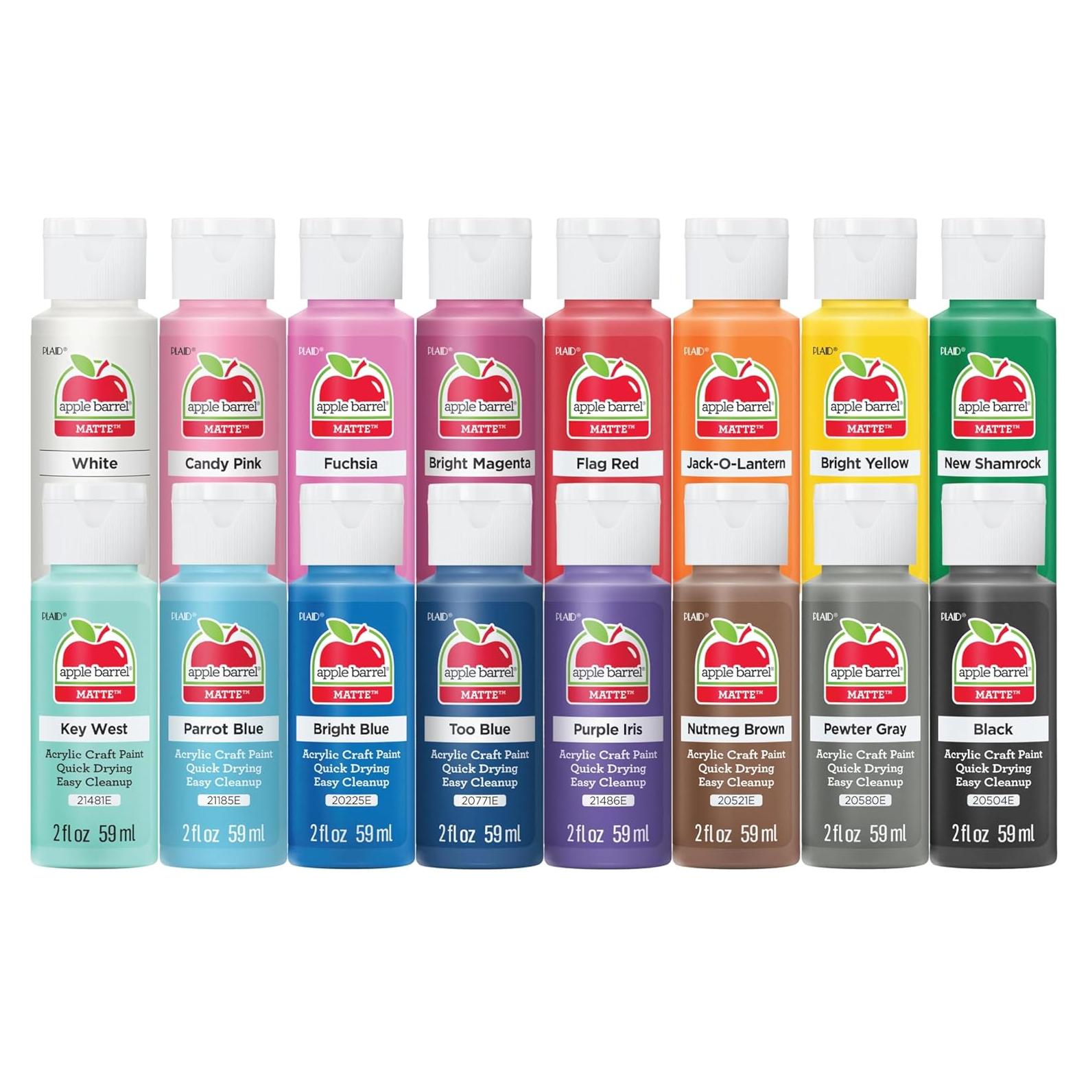 Set de Pintura Acrílica Apple Barrel PROMOABIII 16 Colores 944ml
