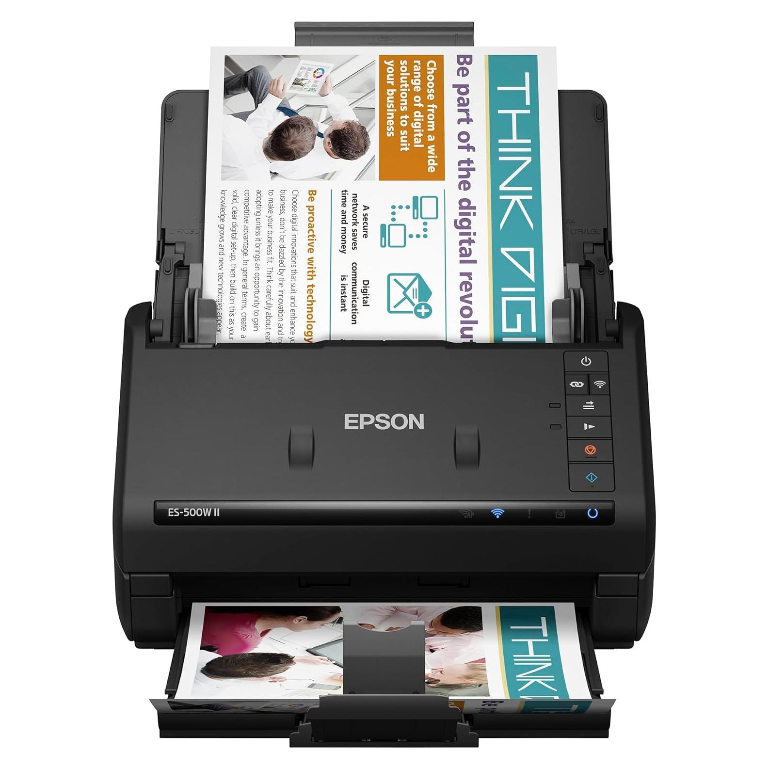 Escáner de Documentos Inalámbrico Epson WorkForce ES-500W II
