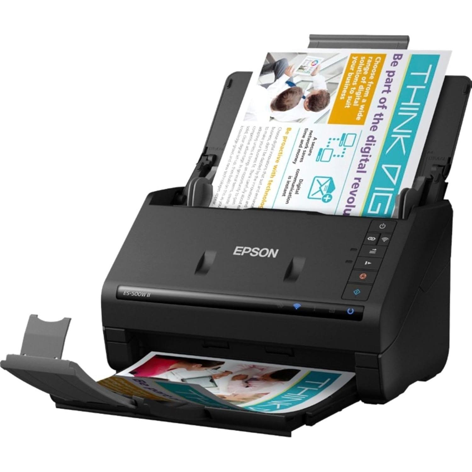Escáner de Documentos Inalámbrico Epson WorkForce ES-500W II