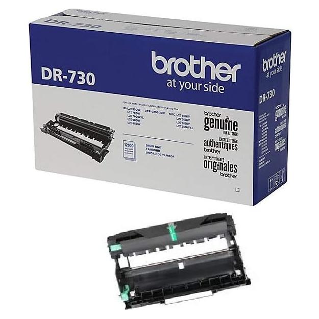 Unidad de tambor Brother DR730 para DCP-L2550 - 12,000 páginas