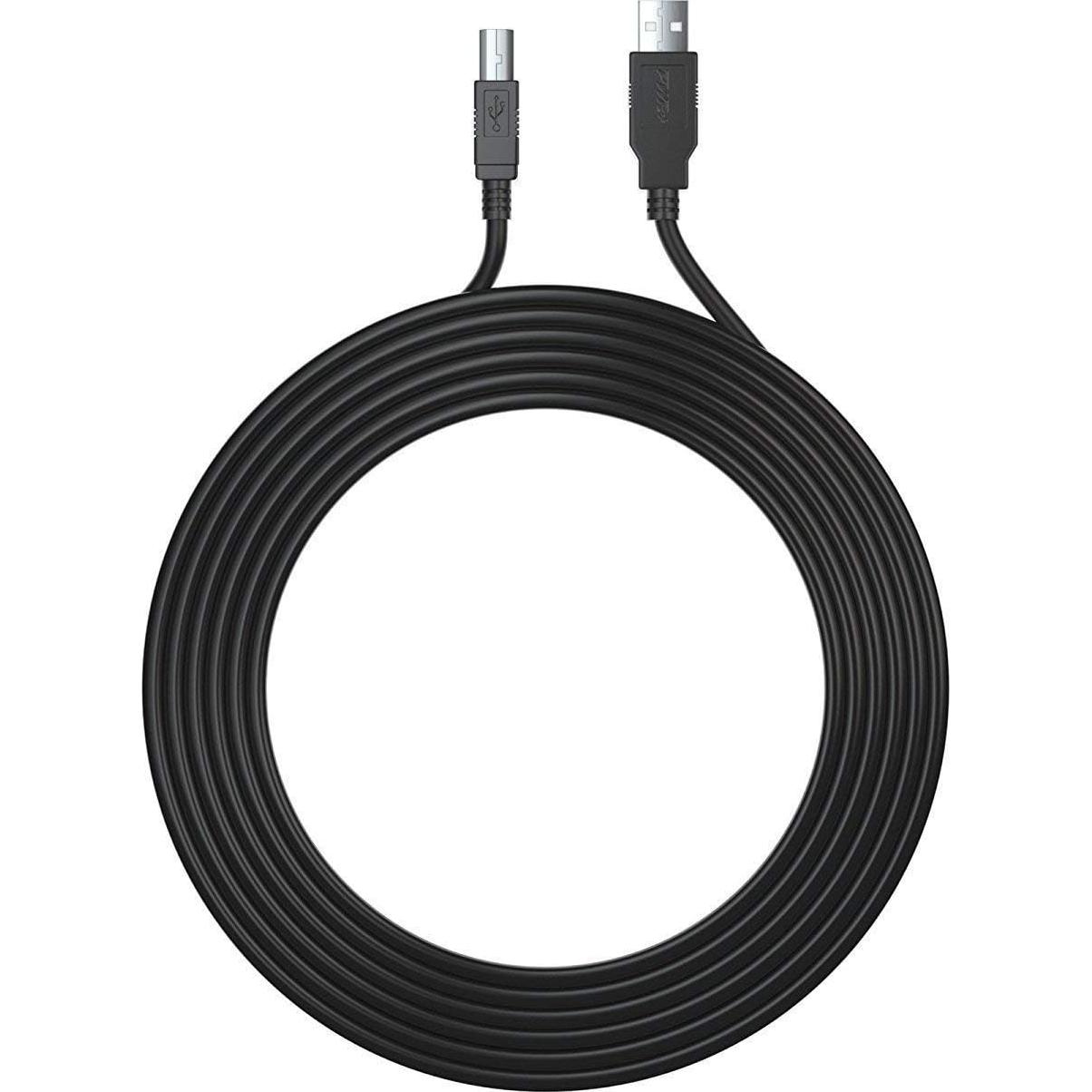 Cable USB 2.0 PWR+ Tipo A a B 12 Pies (3.66m) para Impresoras