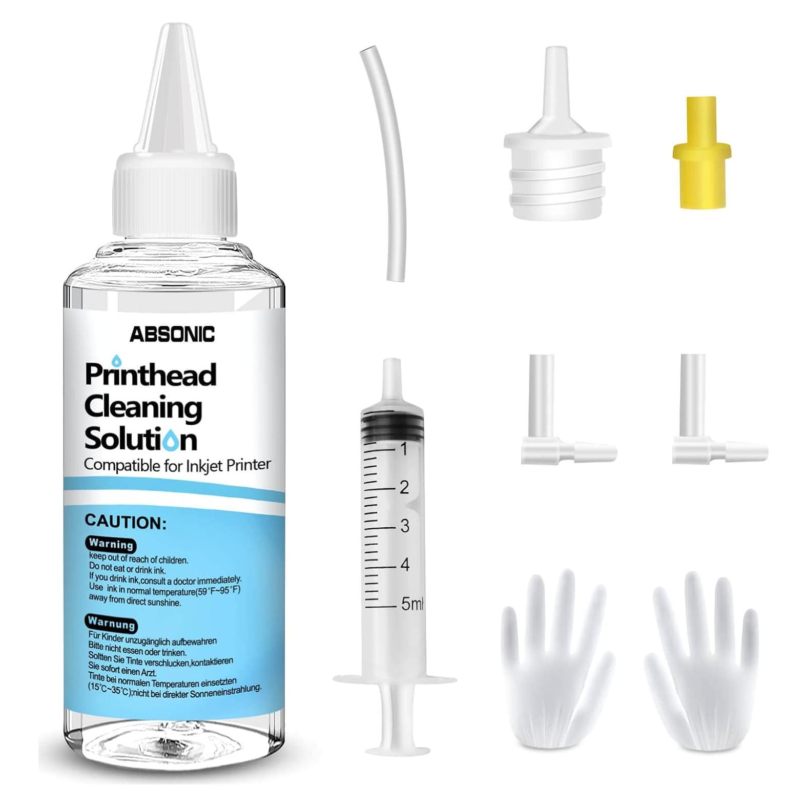 Kit de limpieza de cabezales de impresora Absonic 100mL