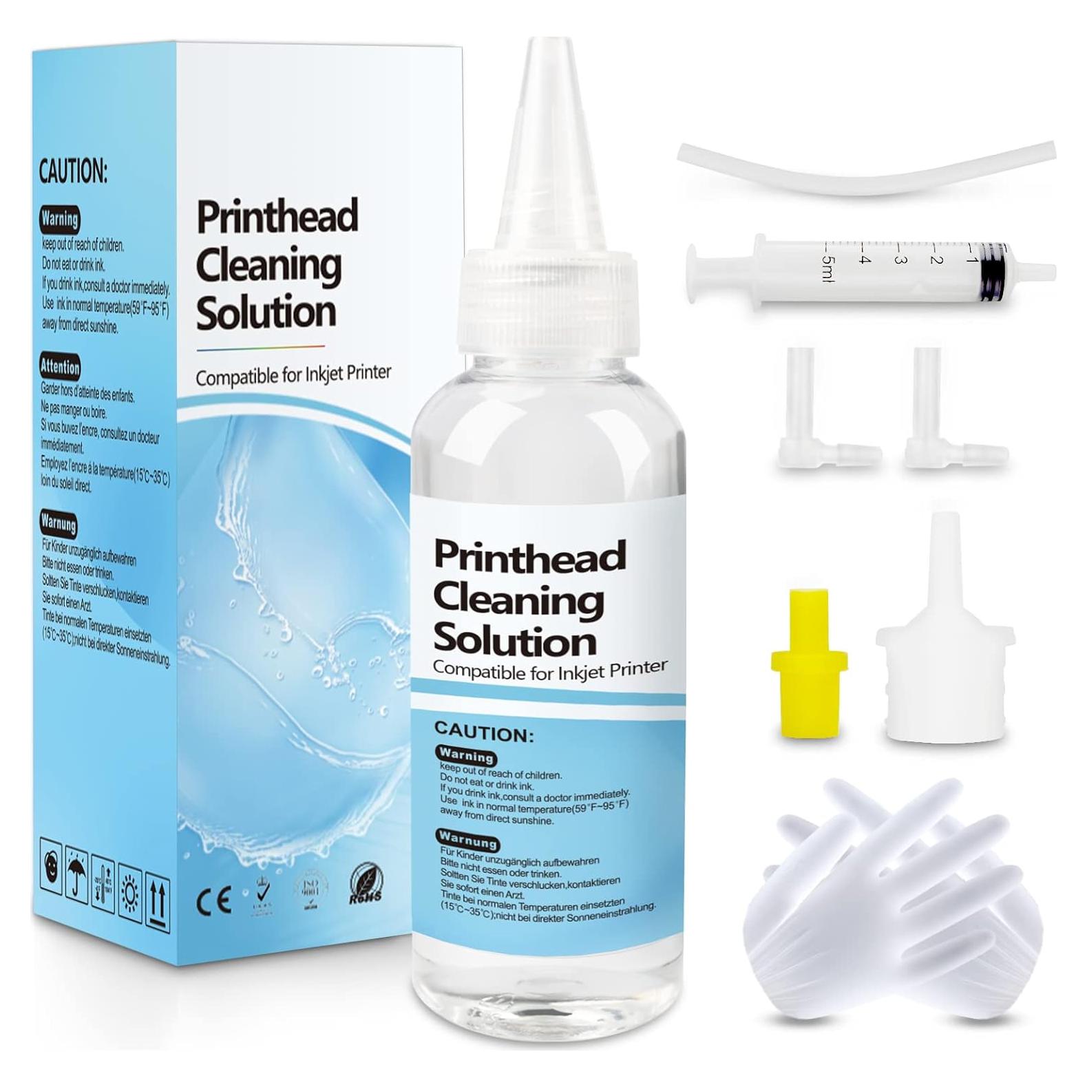 Kit de limpieza de cabezales de impresión Wawocs 100 ml para Epson HP Canon