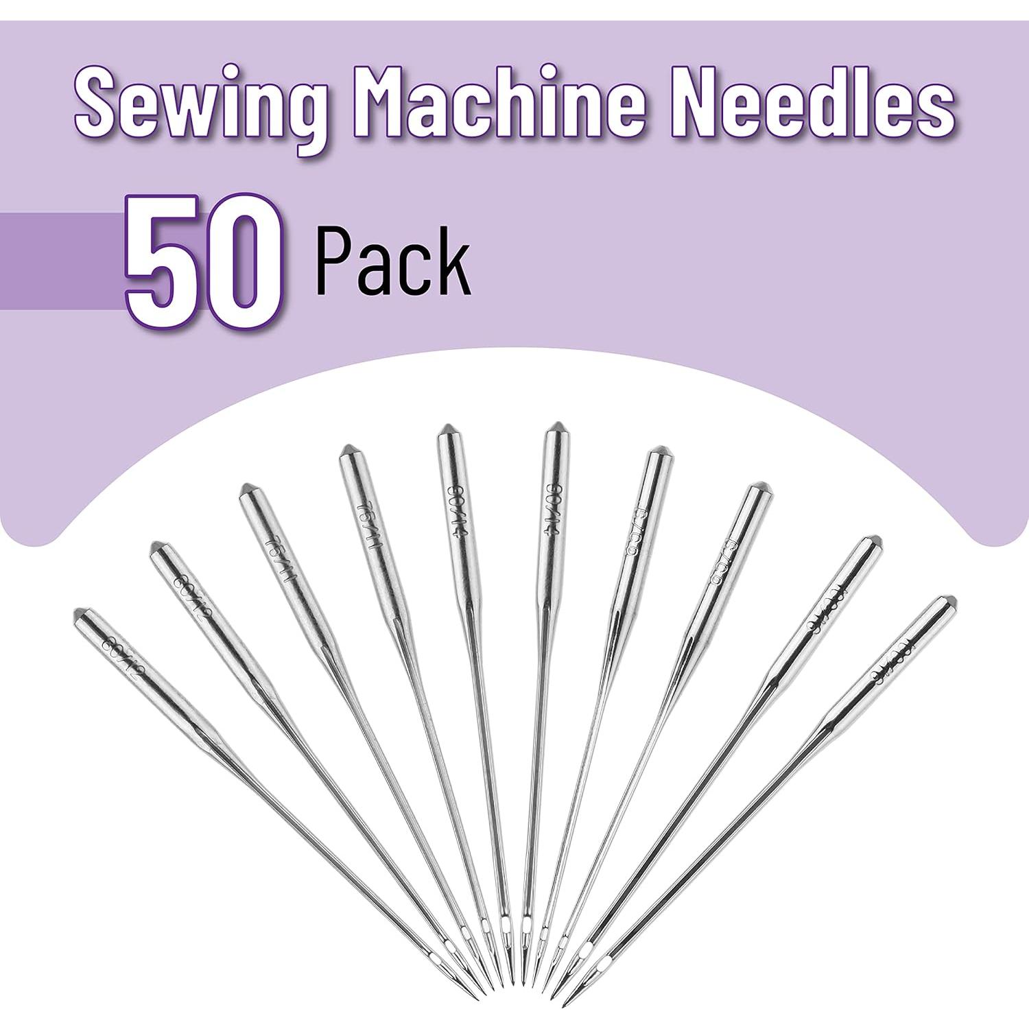 Agujas de Máquina de Coser Mr. Pen, Paquete de 50, Universales