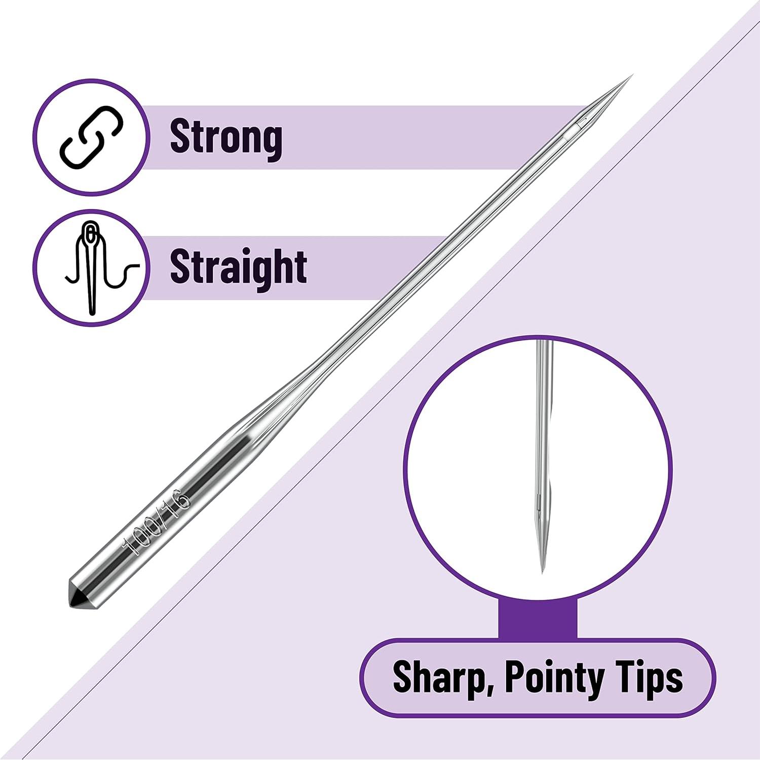 Agujas de Máquina de Coser Mr. Pen, Paquete de 50, Universales