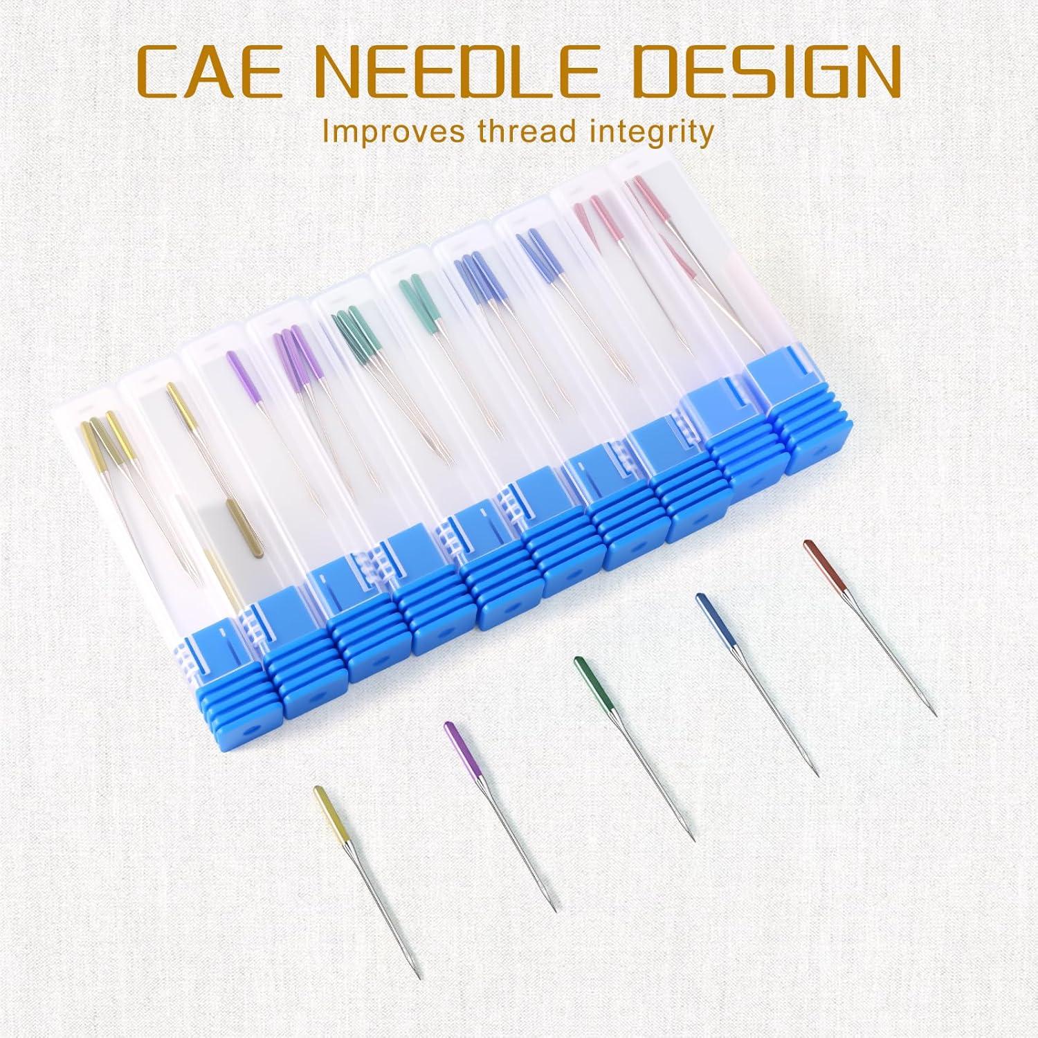 30 Agujas de Máquina de Coser Universales GAQWOK - Tamaños 9 a 18