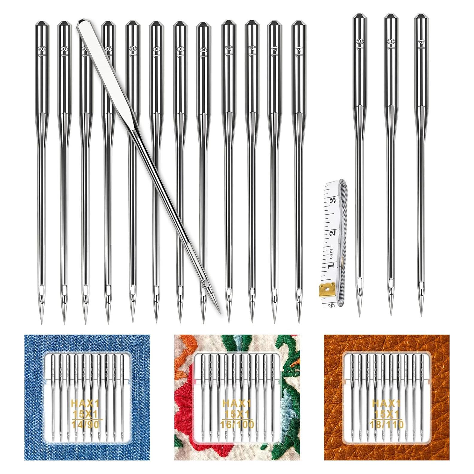 30 Agujas de Máquina de Coser Universal HLARTNET - Alta Resistencia