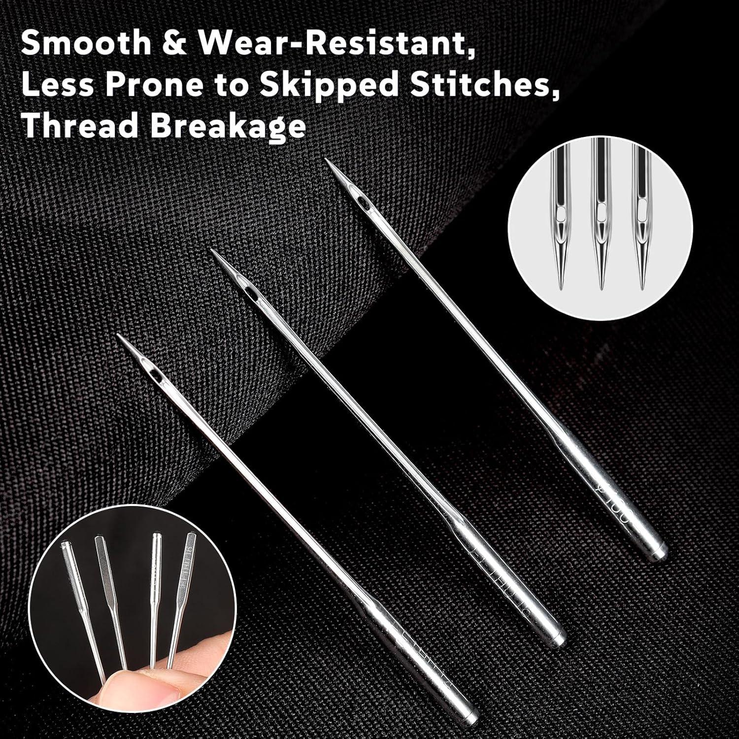 60 Agujas de Máquina de Coser Universales AUGHOA 80/12