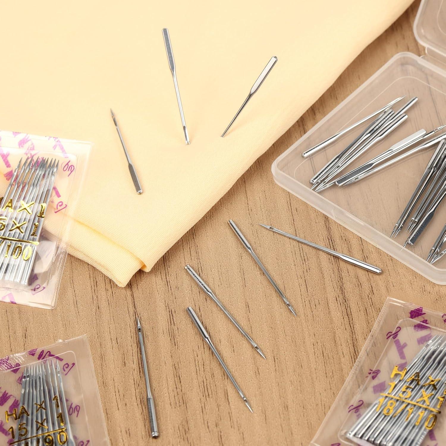 60 Agujas de Máquina de Coser Universales AUGHOA 80/12