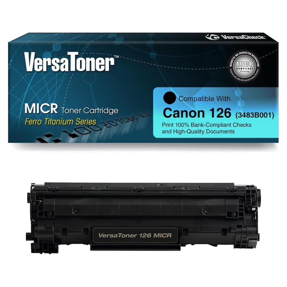 Cartucho de Tóner MICR VersaCheck 126 para Impresoras Canon