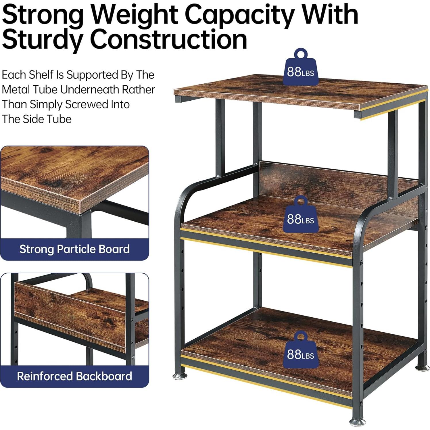 Soporte de Mesa para Impresora Fannova 3 Niveles Ajustable