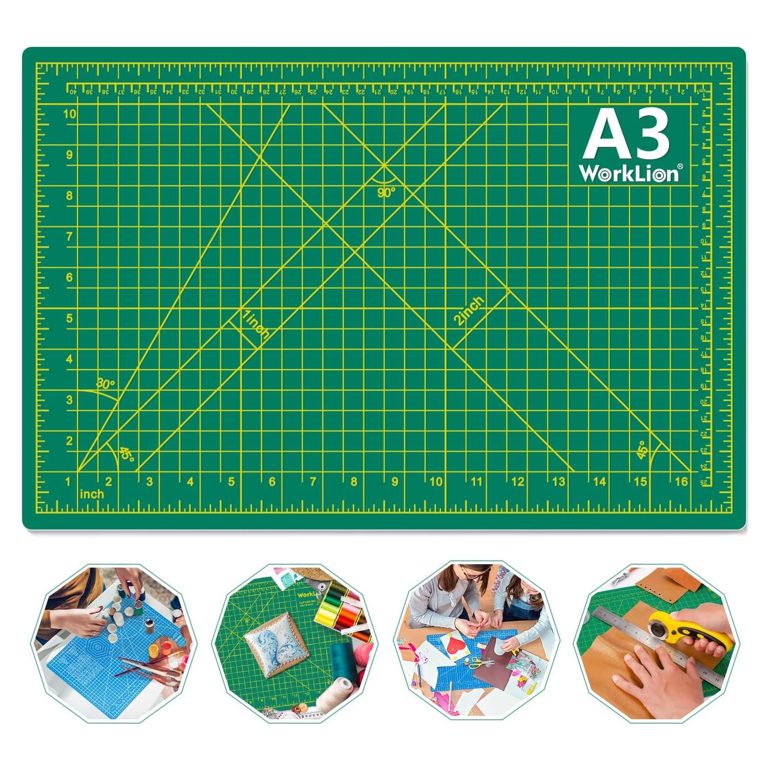 Alfombrilla de Corte WORKLION 45.72 x 30.48 cm PVC Autocurativa