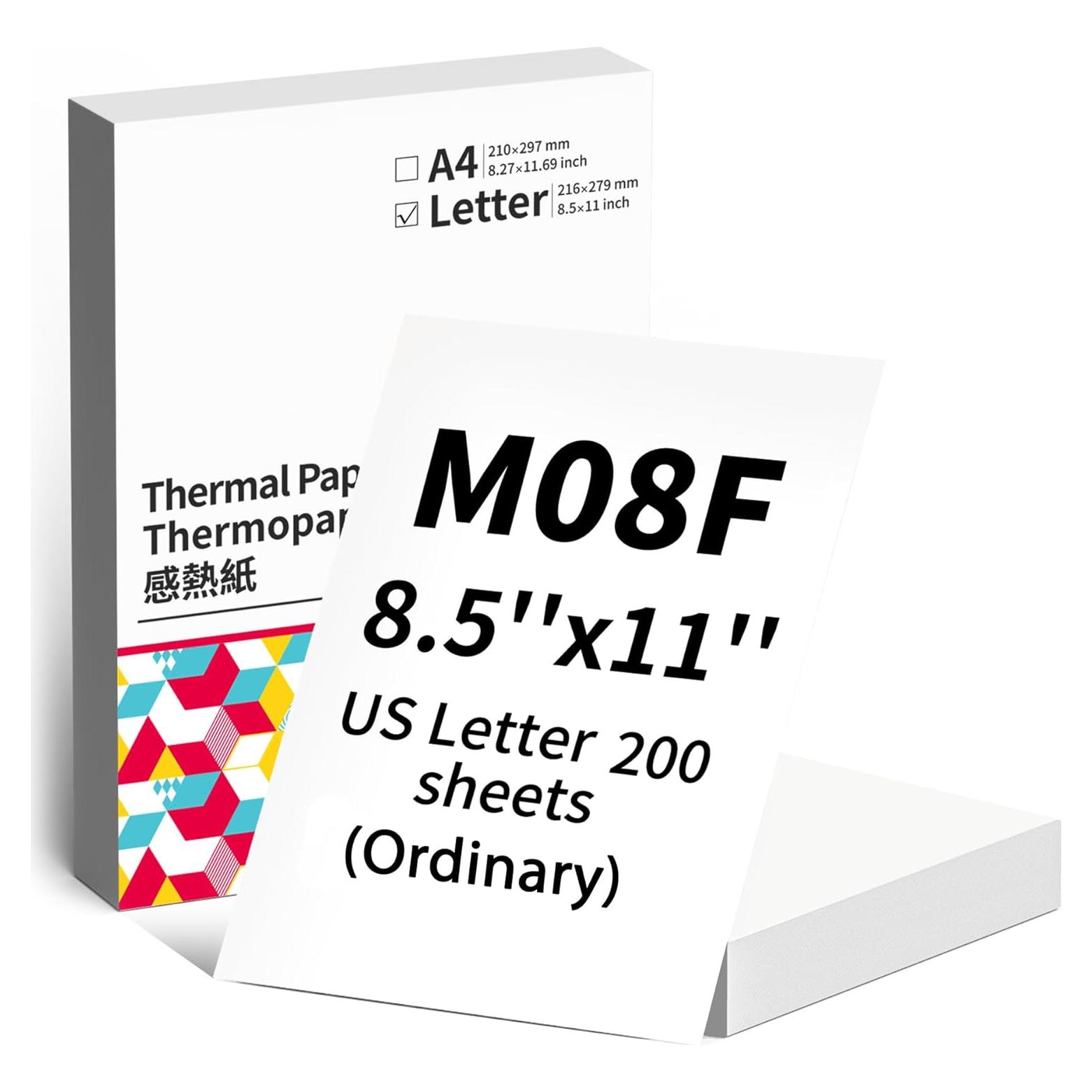 Papel Térmico ItriAce 200 Hojas Carta 21.6x27.9 cm