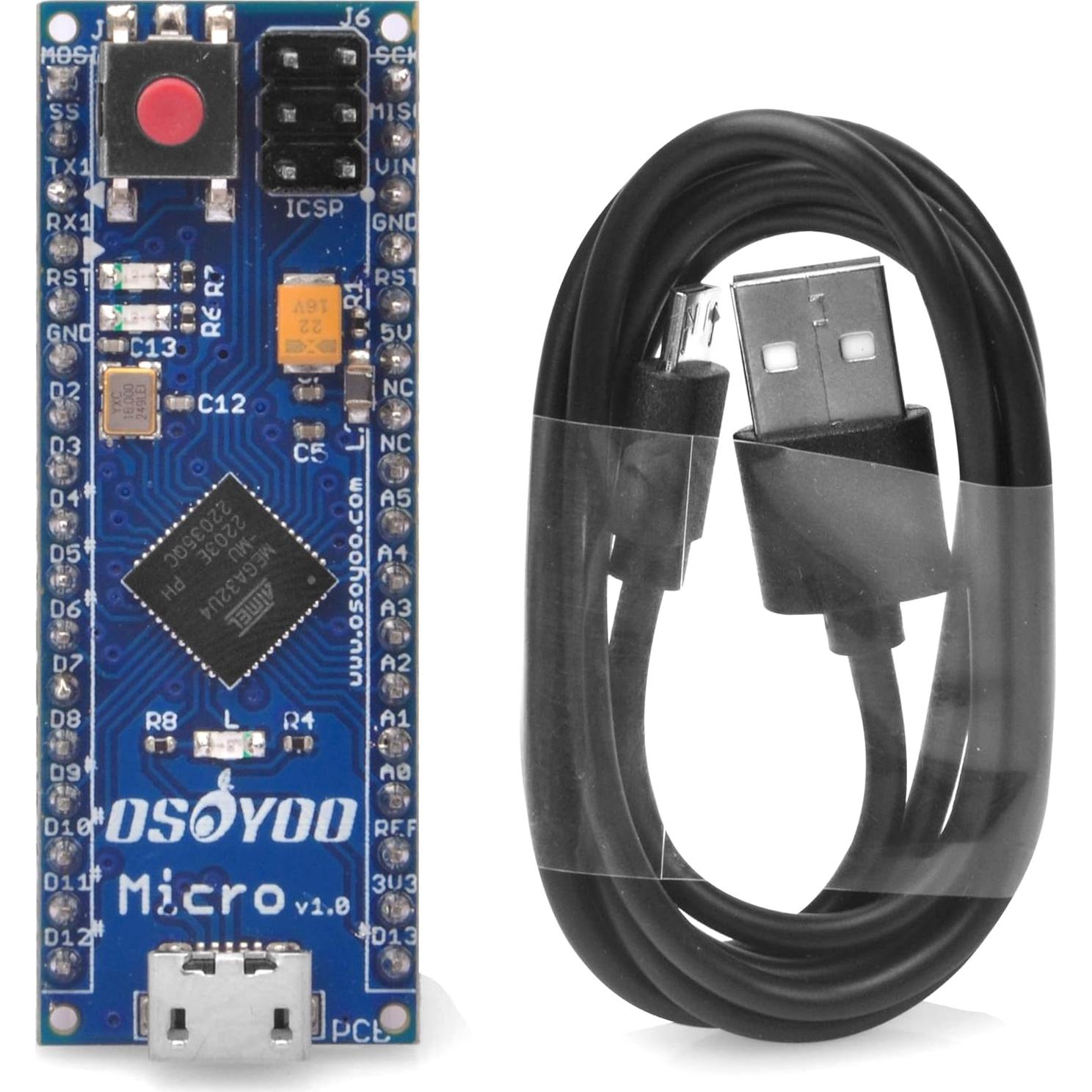 Micro Board Gowoops ATmega32u4 Mini Controlador 5V