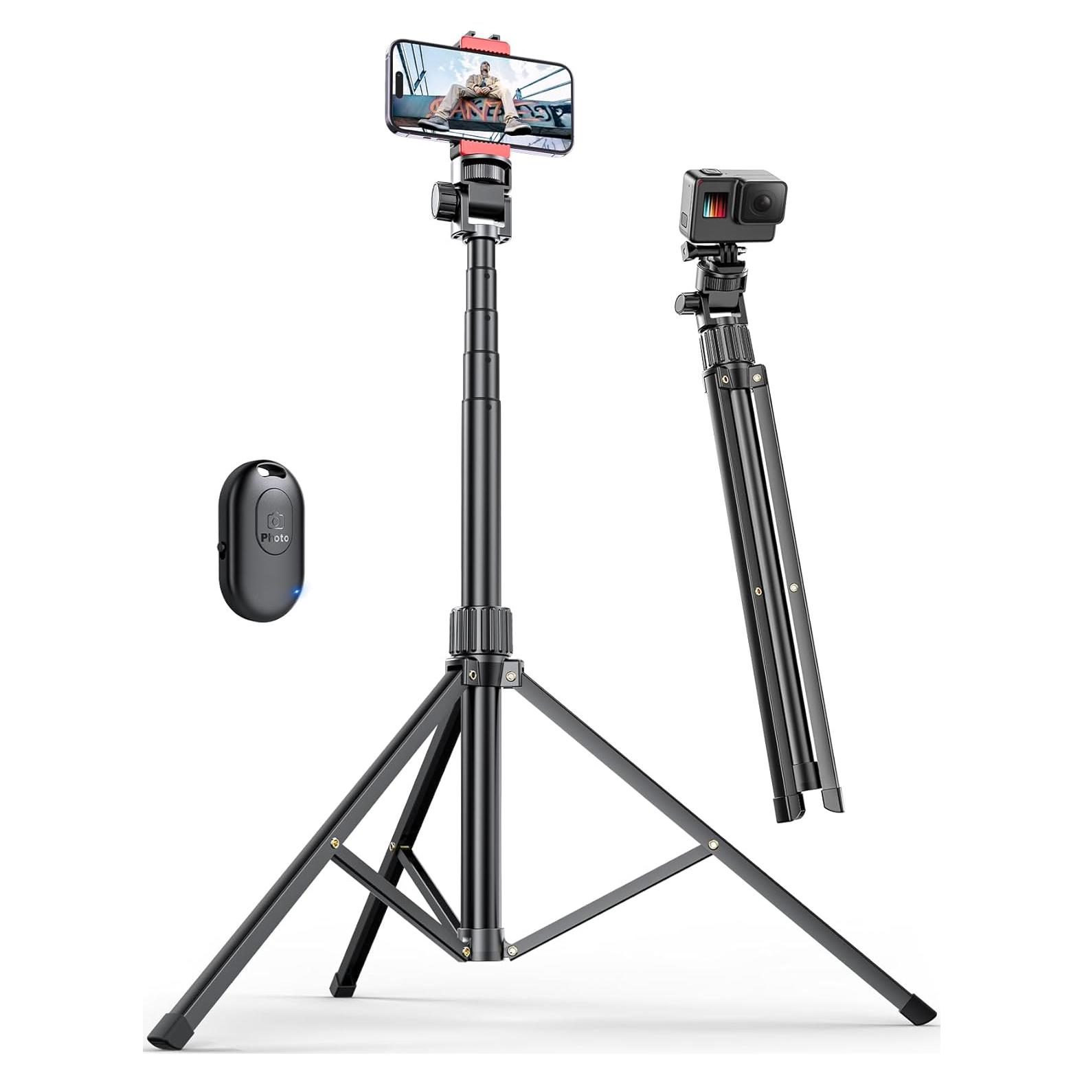 Tripode Pnitri para Teléfono 180cm Aluminio Control Remoto
