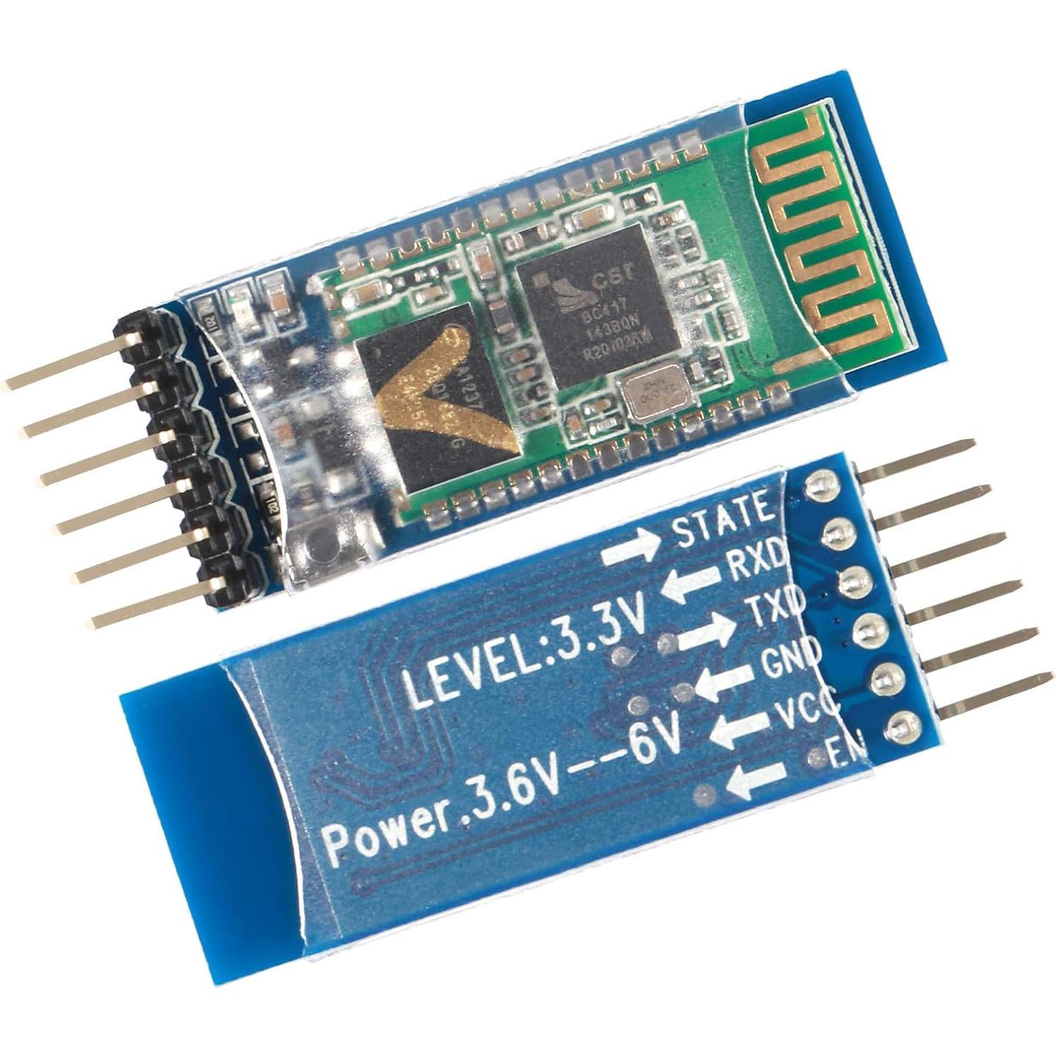5 Módulos Transceptor Bluetooth HC-05 6 Pines Inalámbrico
