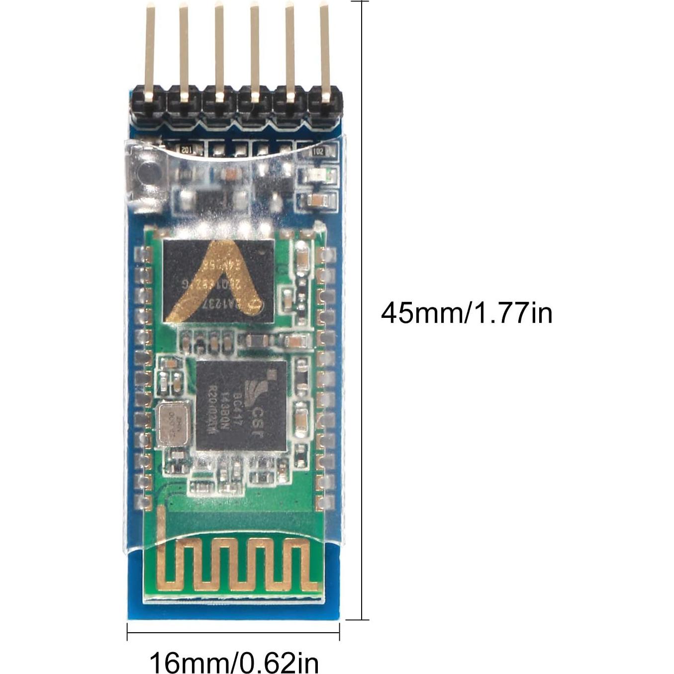5 Módulos Transceptor Bluetooth HC-05 6 Pines Inalámbrico