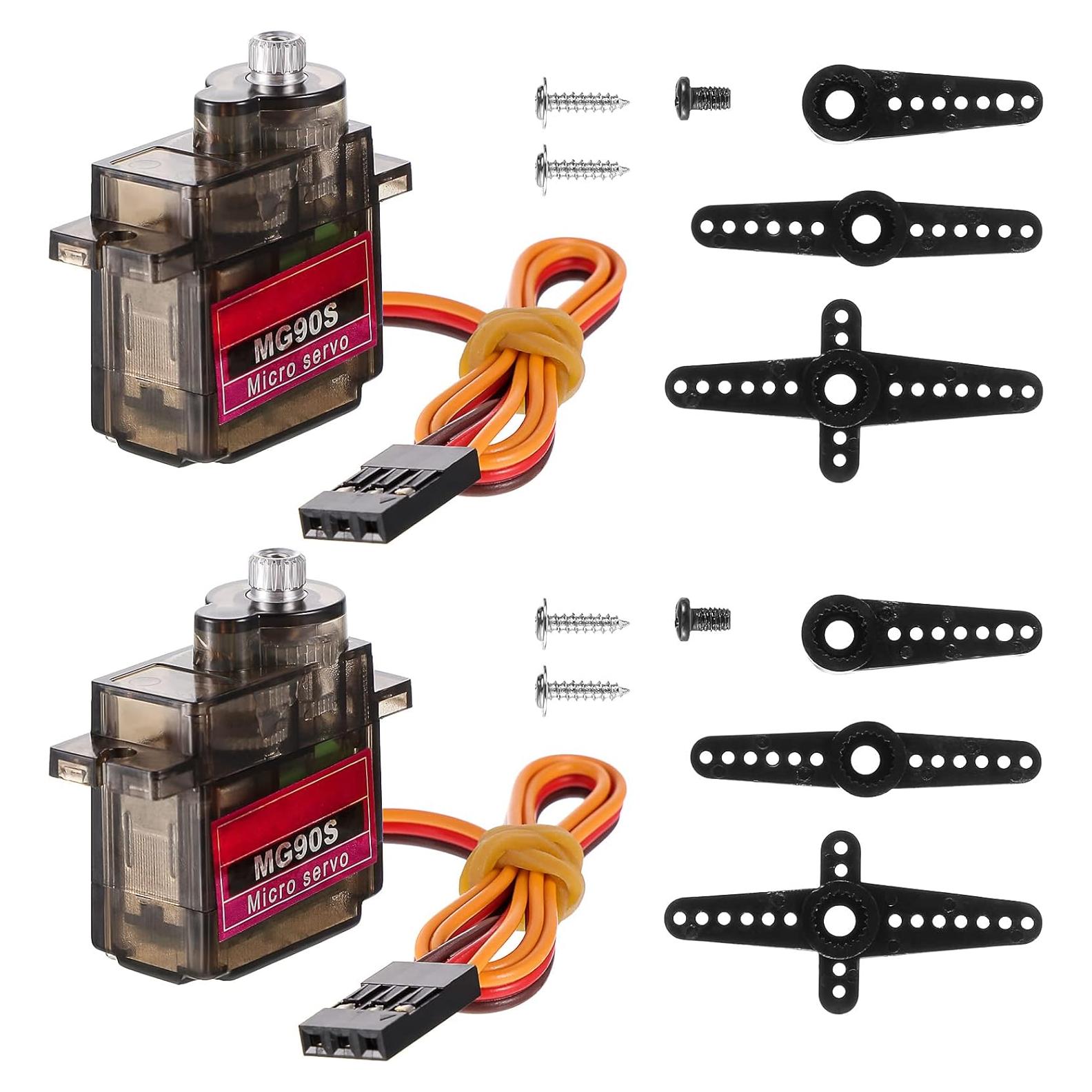 2 Servos Micro MG90S 9g Metal para Robots y Modelos RC