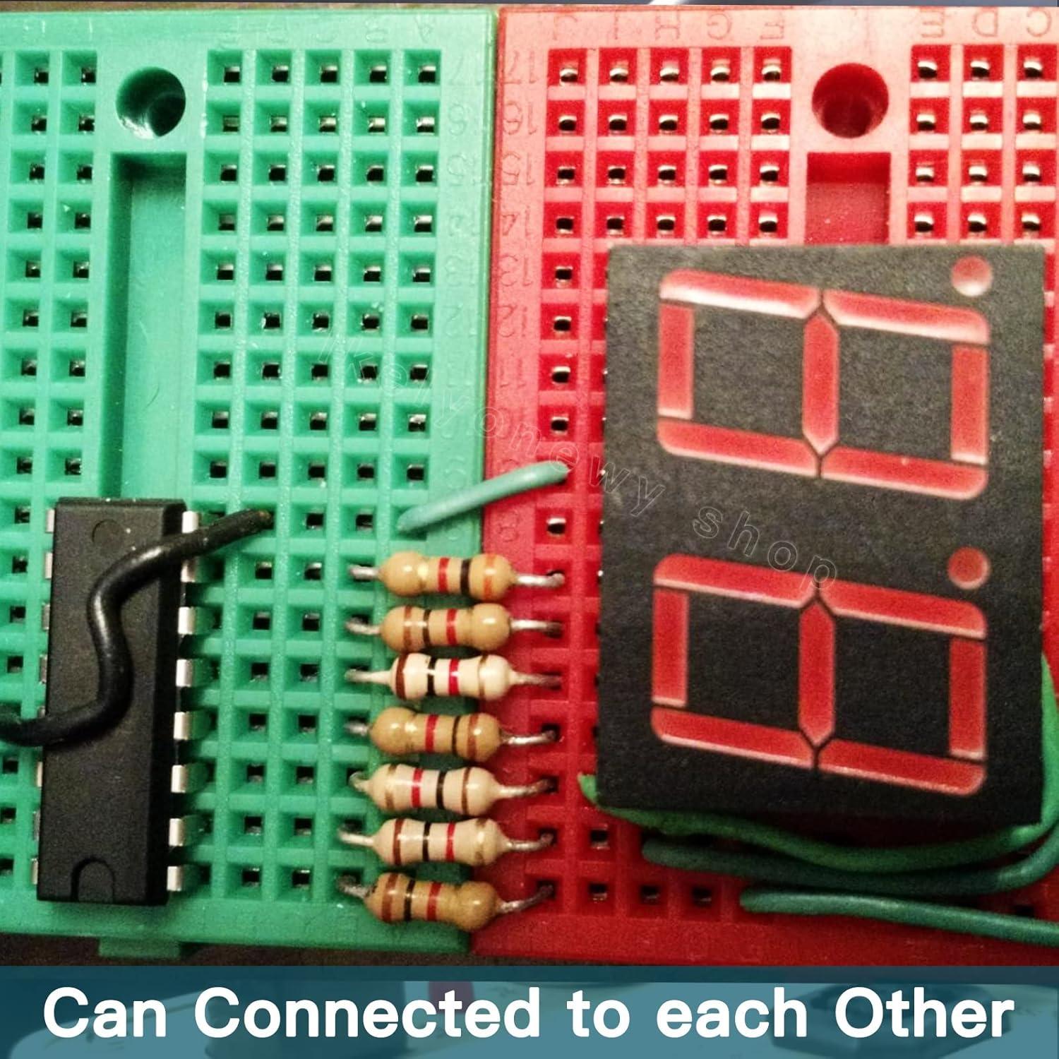 Kit 12 Placas de Pruebas Mini PCB Lkelyonewy 170 Puntos