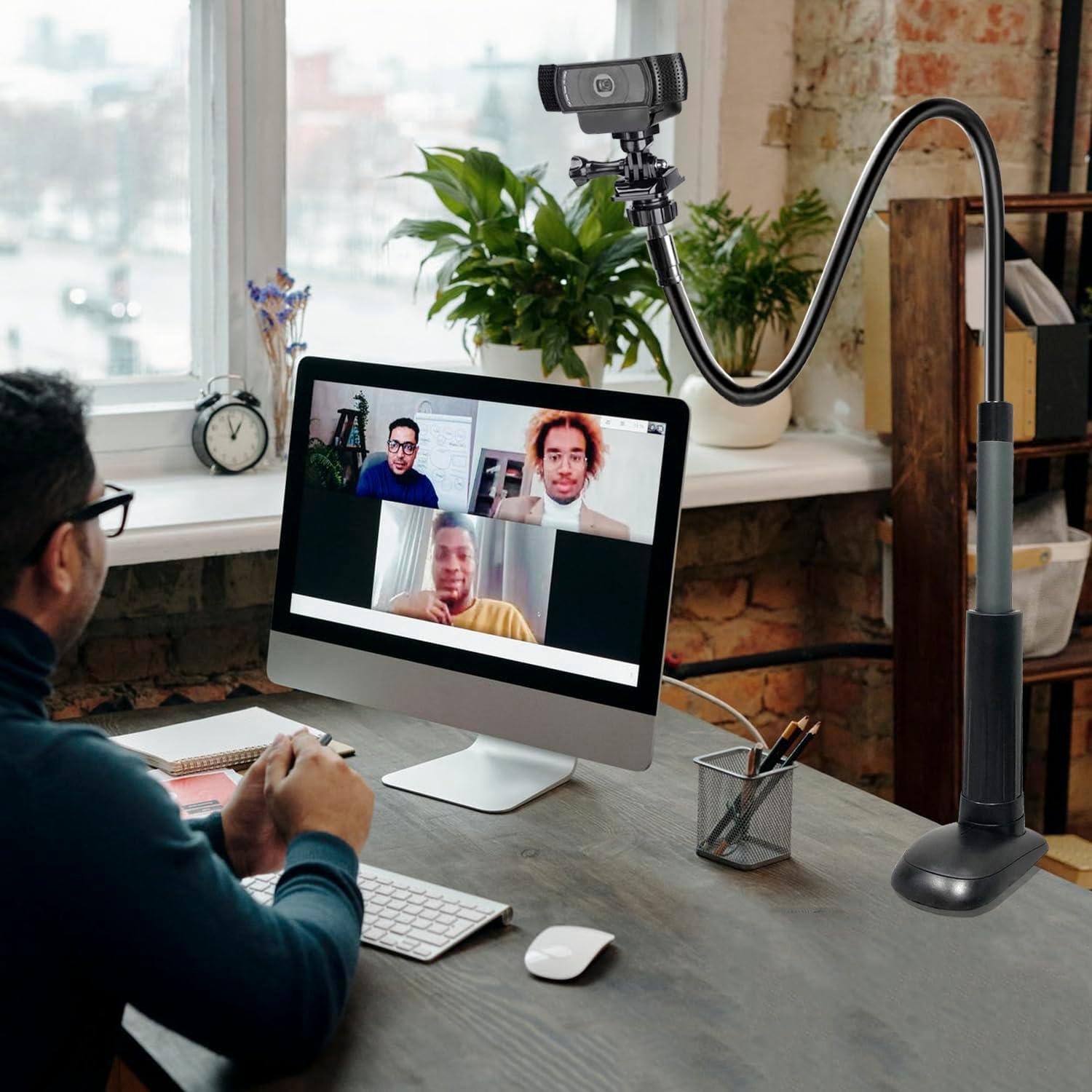 Soporte para Webcam Ruiyue Ajustable 76 cm Base Gruesa