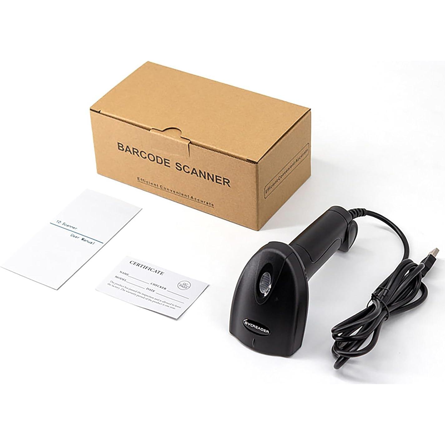 Escáner de Código de Barras USB 1D JIAN BOLAND U1C Negro